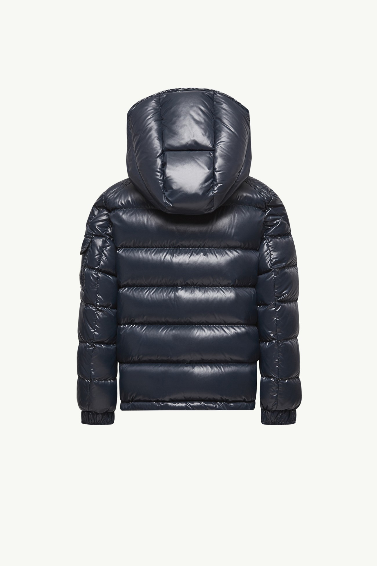 New Moncler Maya Hooded Down Jacket Boy Navy Blue Moncler 2