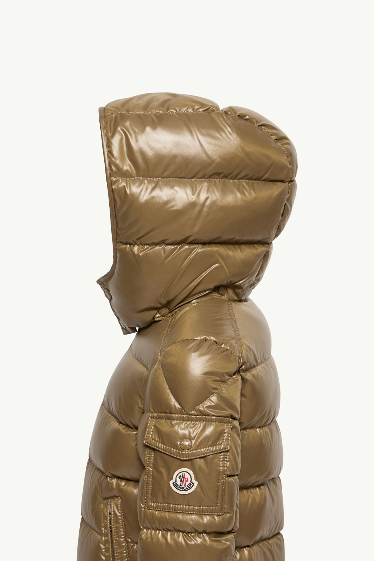 New Moncler Maya男童连帽羽绒夹克外套 男童 橄榄绿 Moncler 2