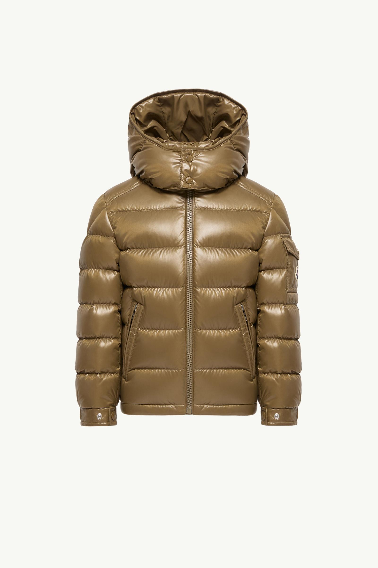 New Moncler Maya Hooded Down Jacket Boy Olive Green Moncler, 1 of 0
