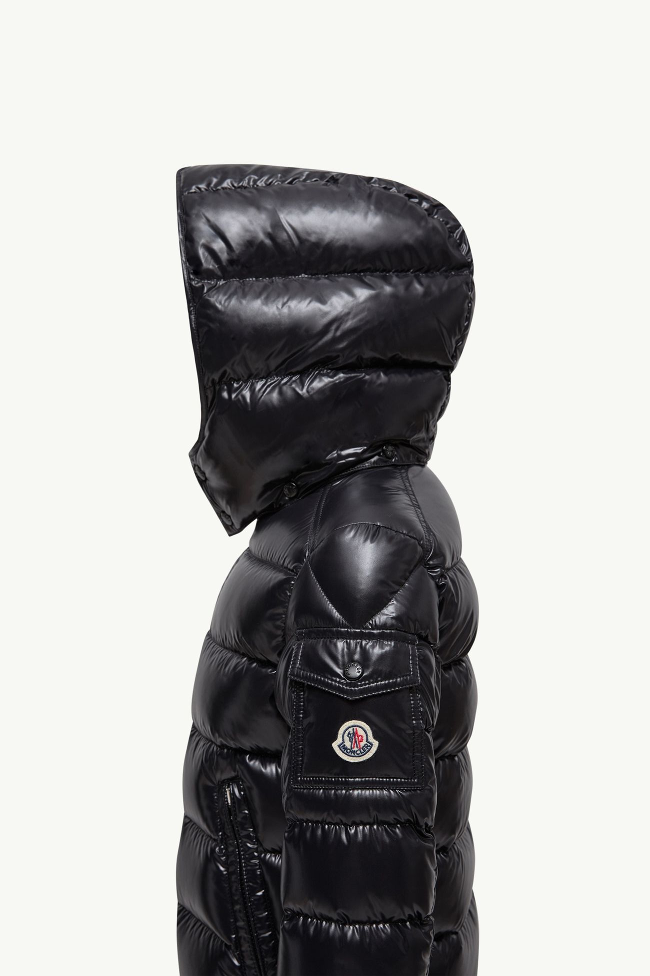 New Moncler Maya男童连帽羽绒夹克外套 男童 黑色 Moncler 1