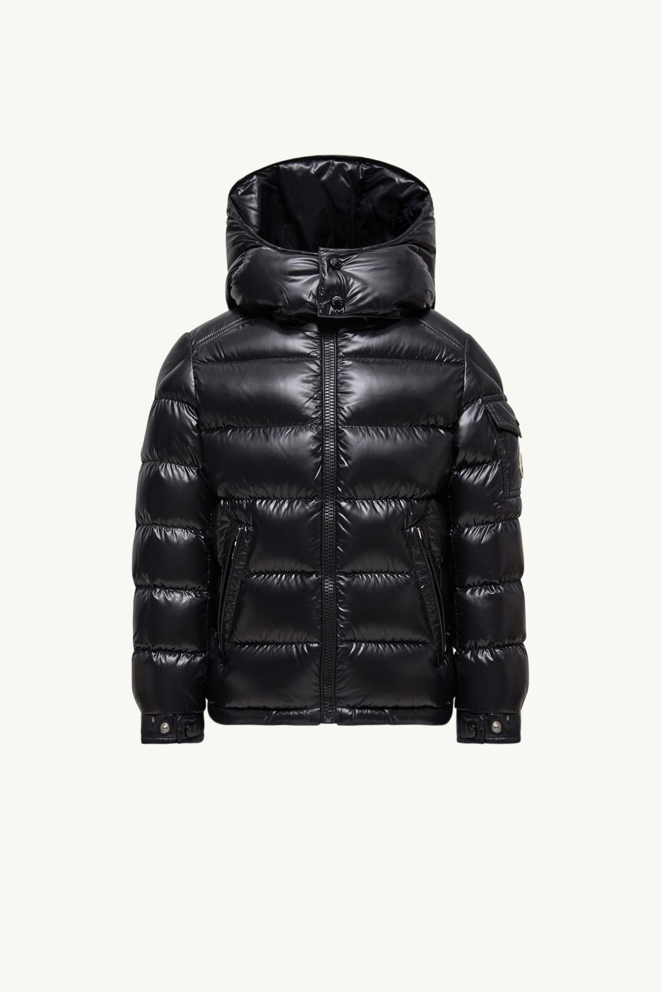 ブラック New Moncler Mayaダウンジャケット : ダウンジャケット&ジレ 