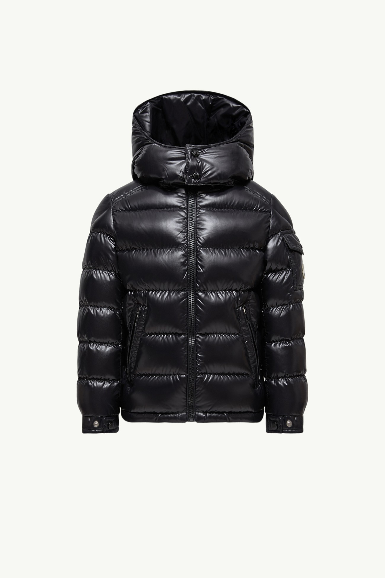 New Moncler Maya男童连帽羽绒夹克外套 男童 黑色 Moncler 0