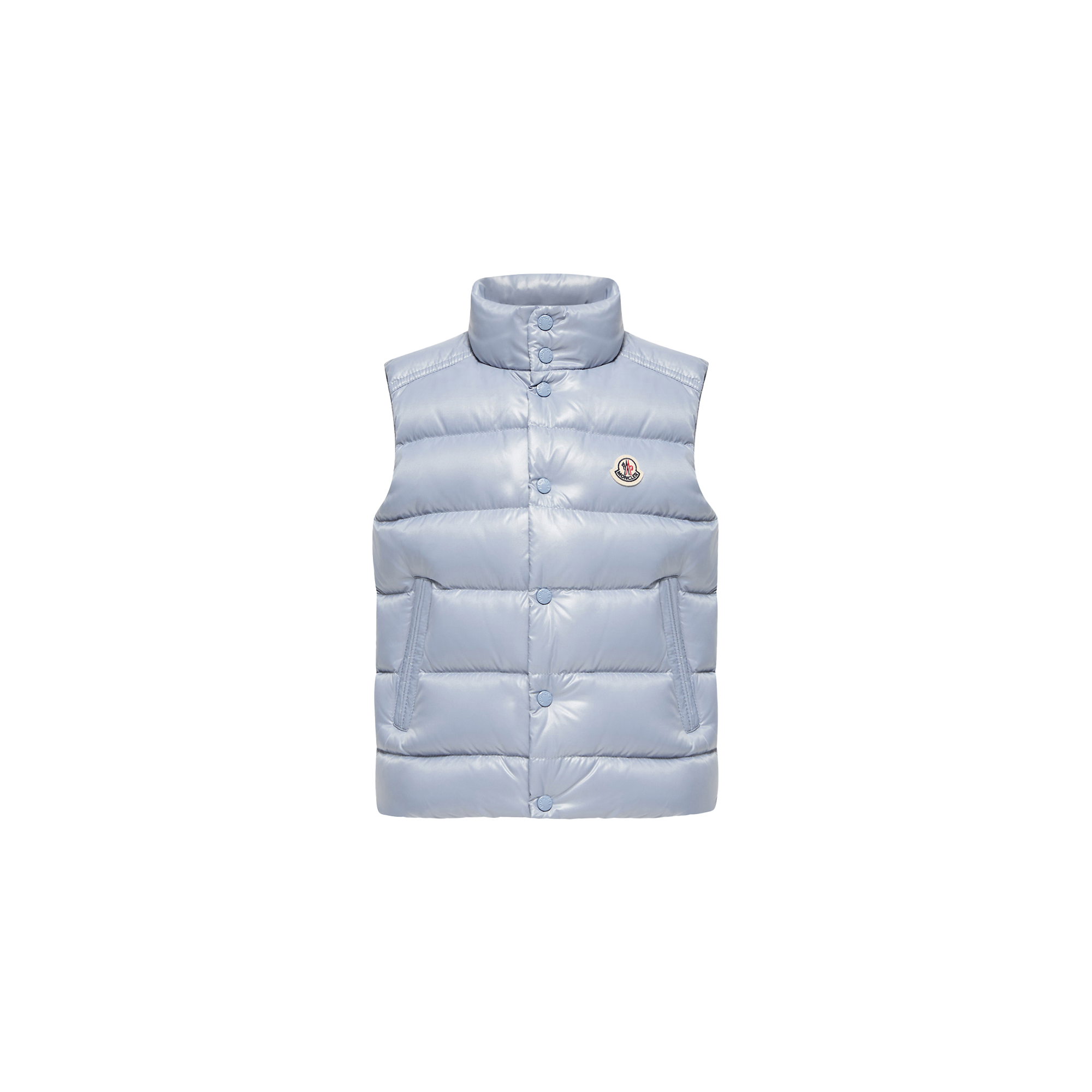 Moncler  Tib Down Gilet for Boys in Blue, Size: 4Y