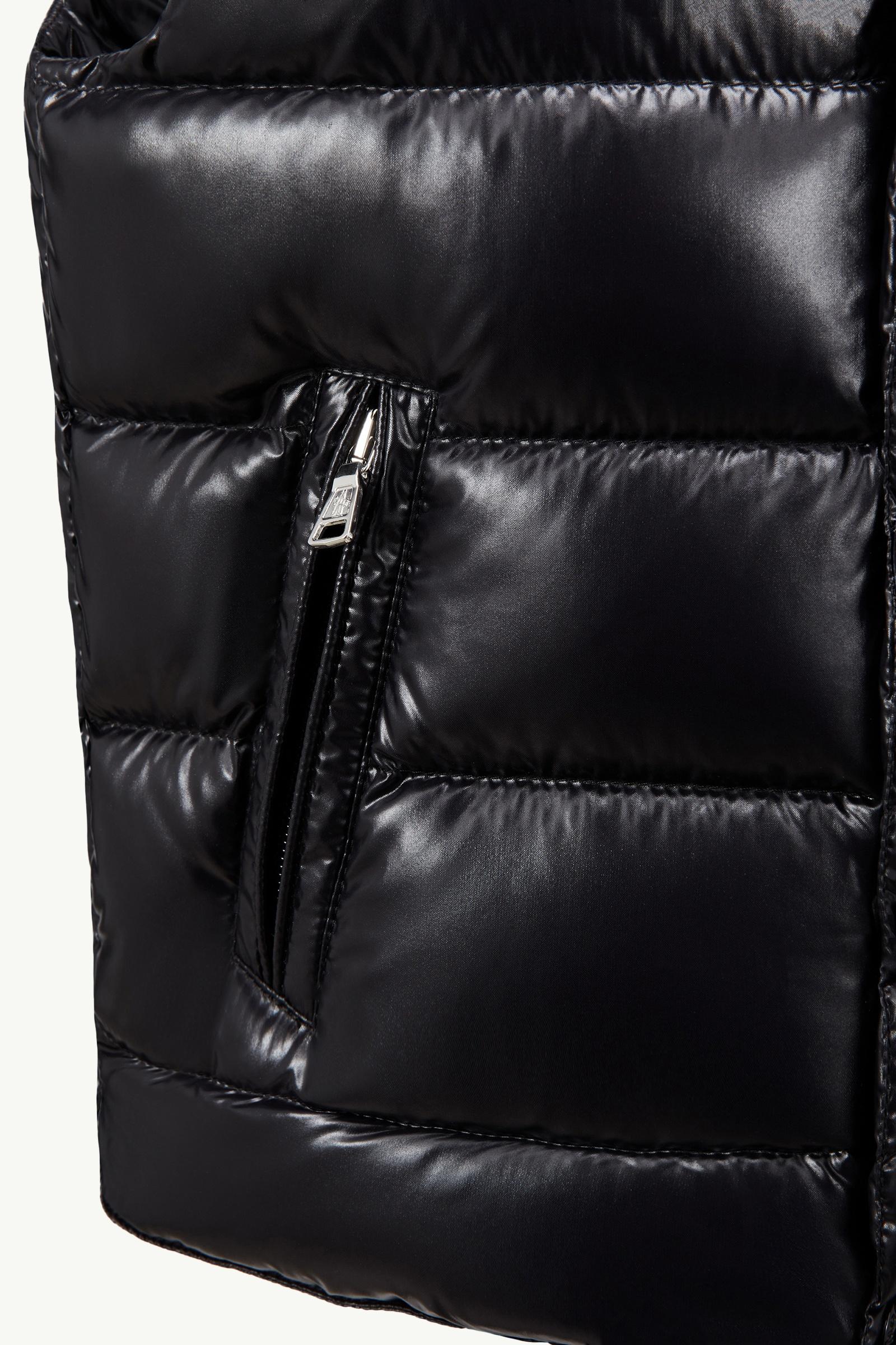 Black Tib Down Vest - Down Jackets & Vests for Children | Moncler US