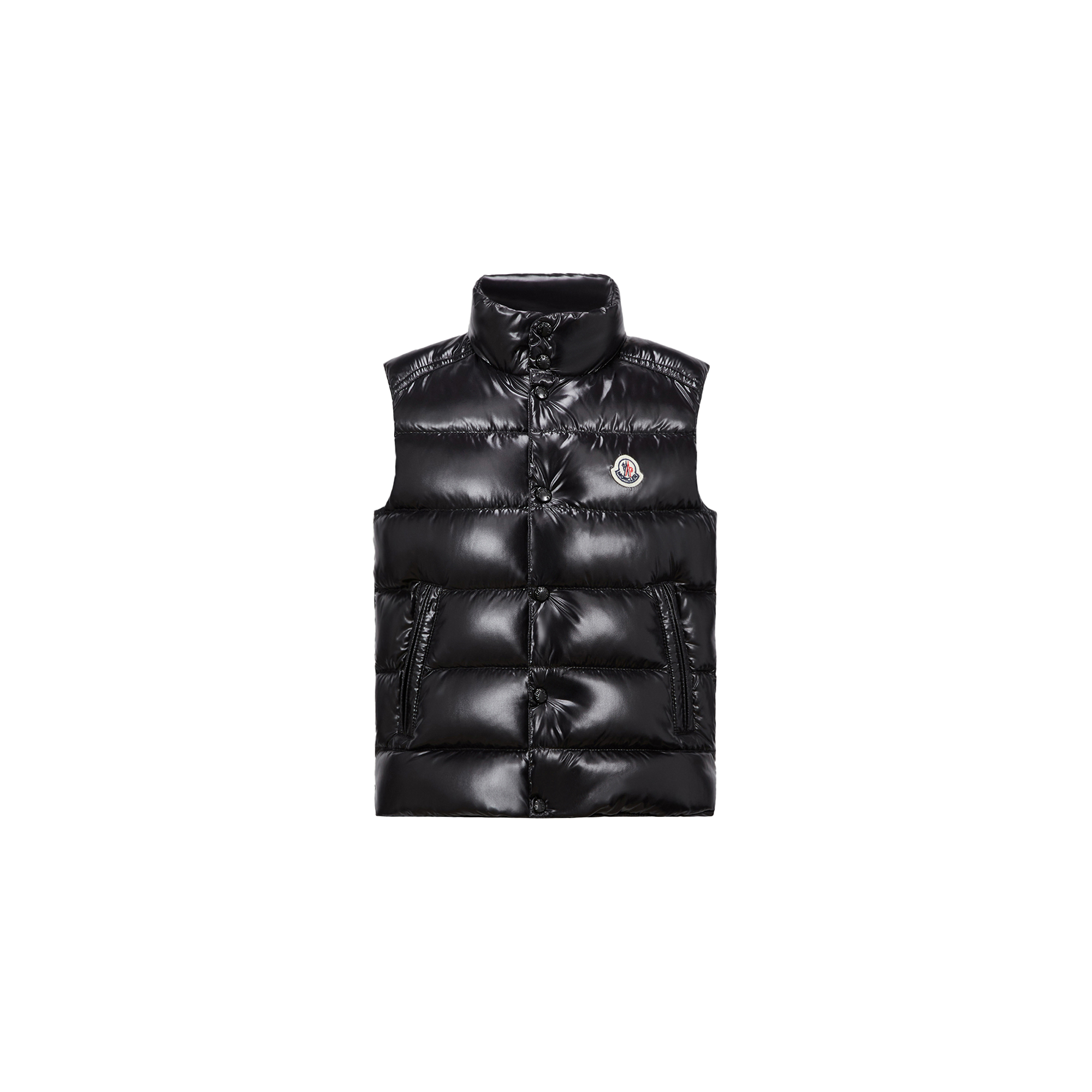 Moncler  Tib Down Gilet for Boys in Black, Size: 4Y