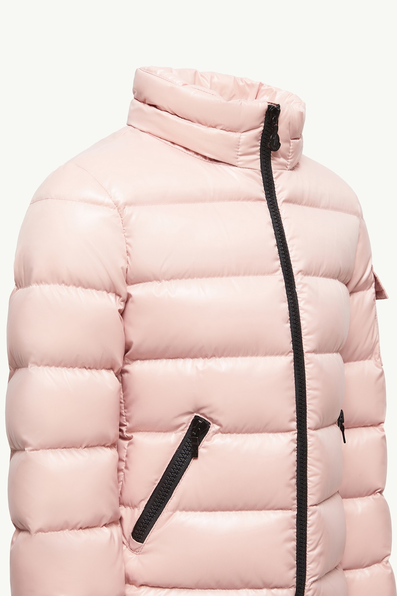 Bady Hooded Down Jacket Girl Pink Moncler 3