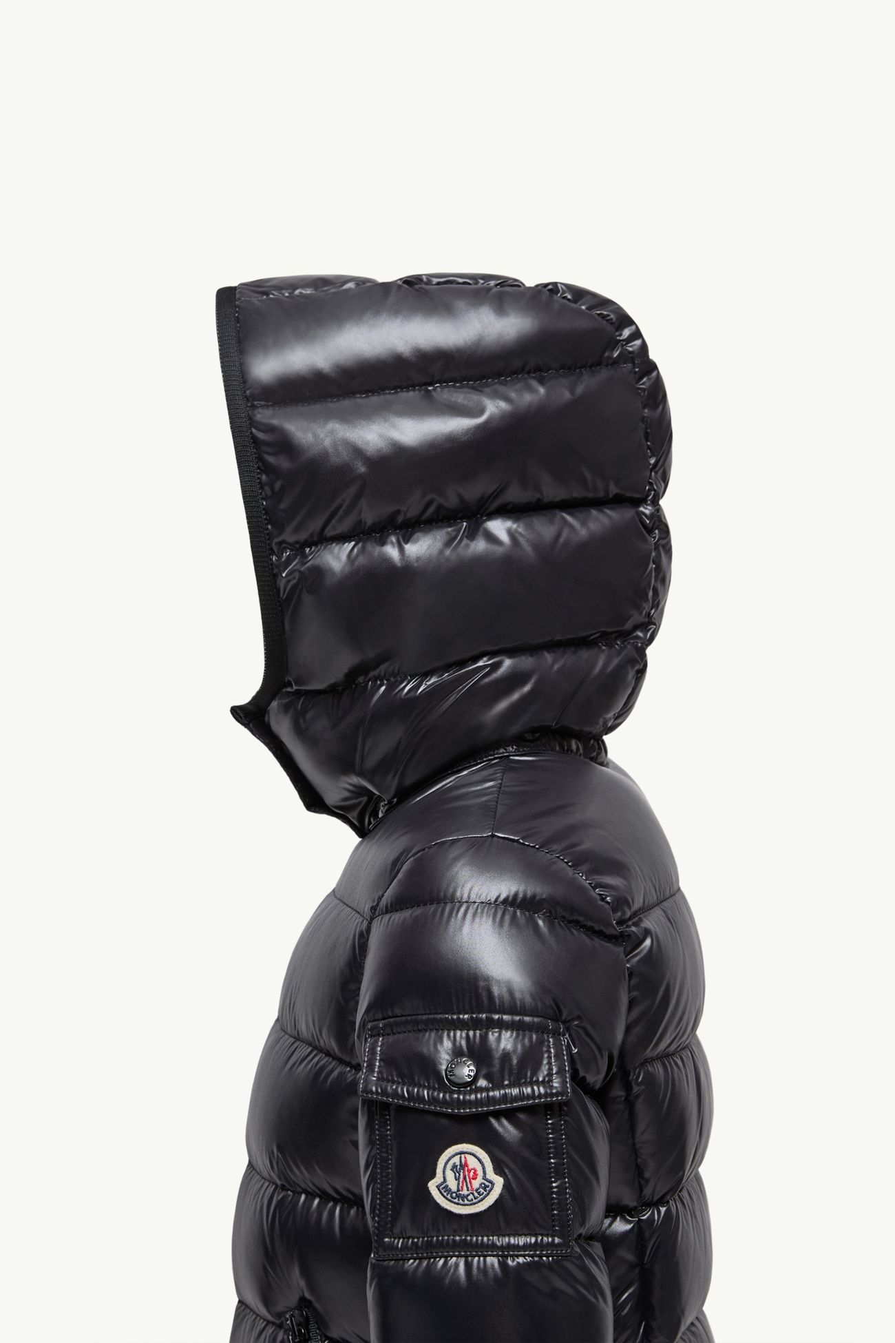 Bady女童连帽羽绒夹克外套 女童 黑色 Moncler 1