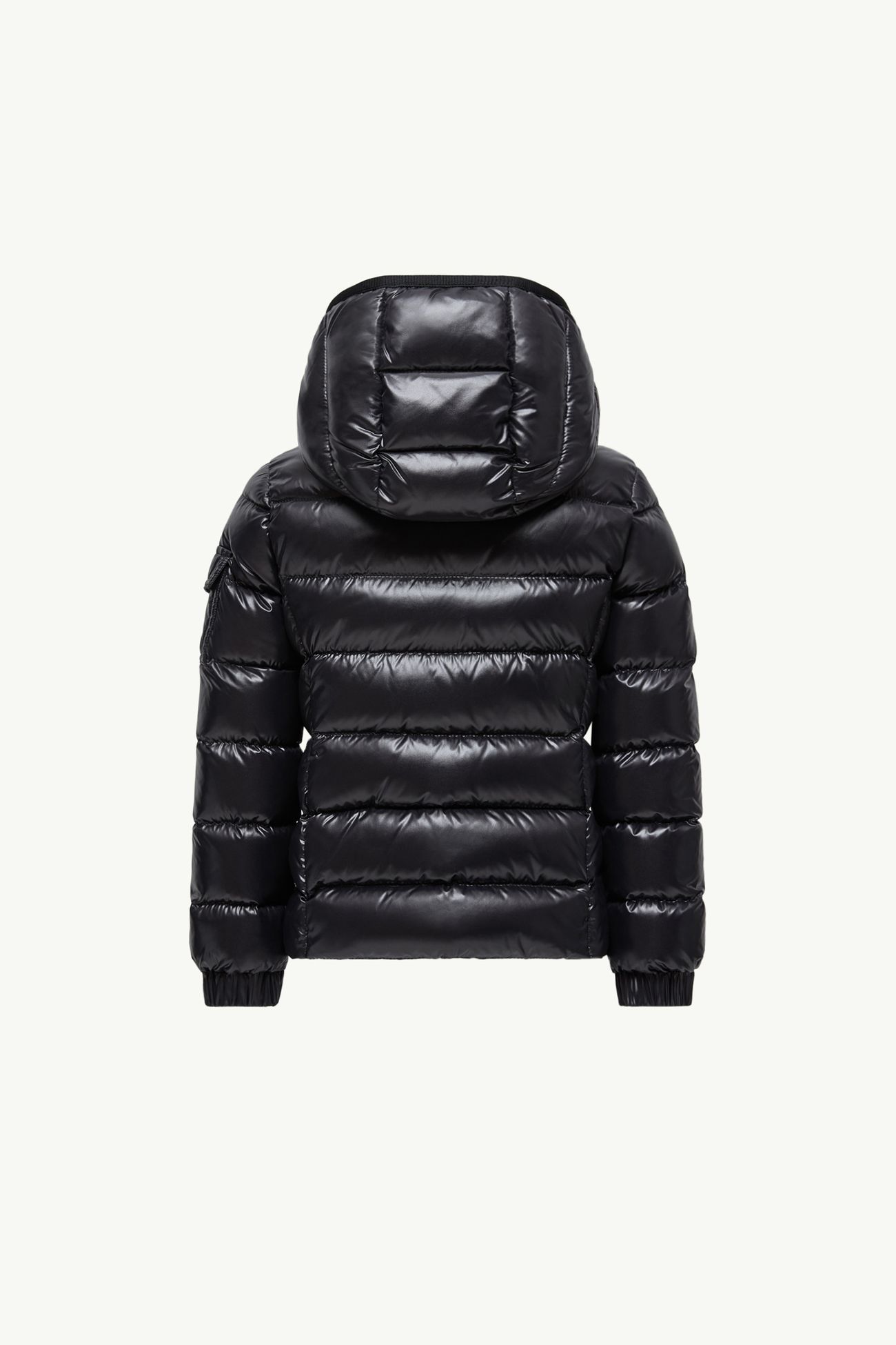 Bady Hooded Down Jacket Girl Black Moncler 2