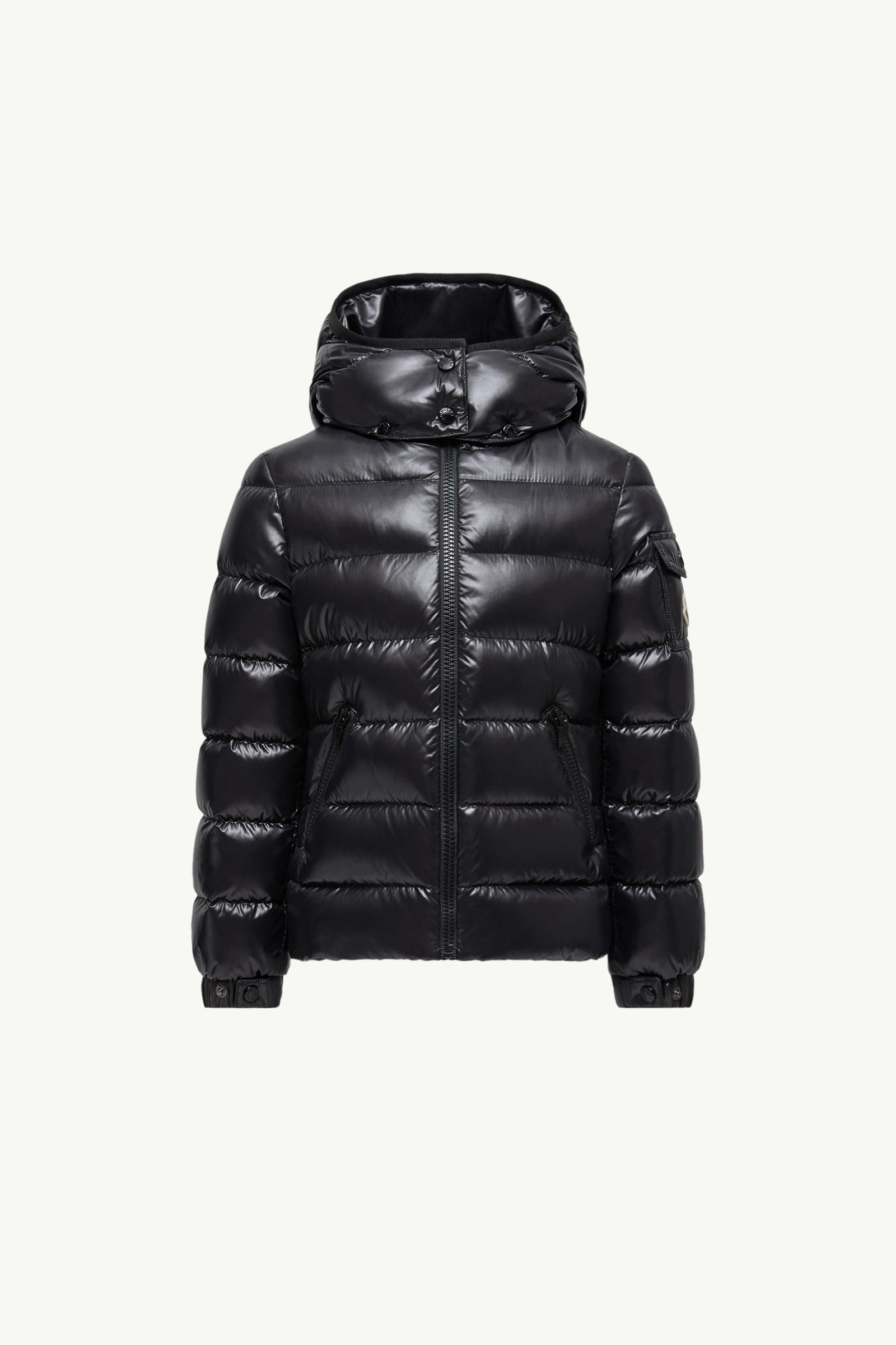Bady Hooded Down Jacket Girl Black Moncler, 1 of 0