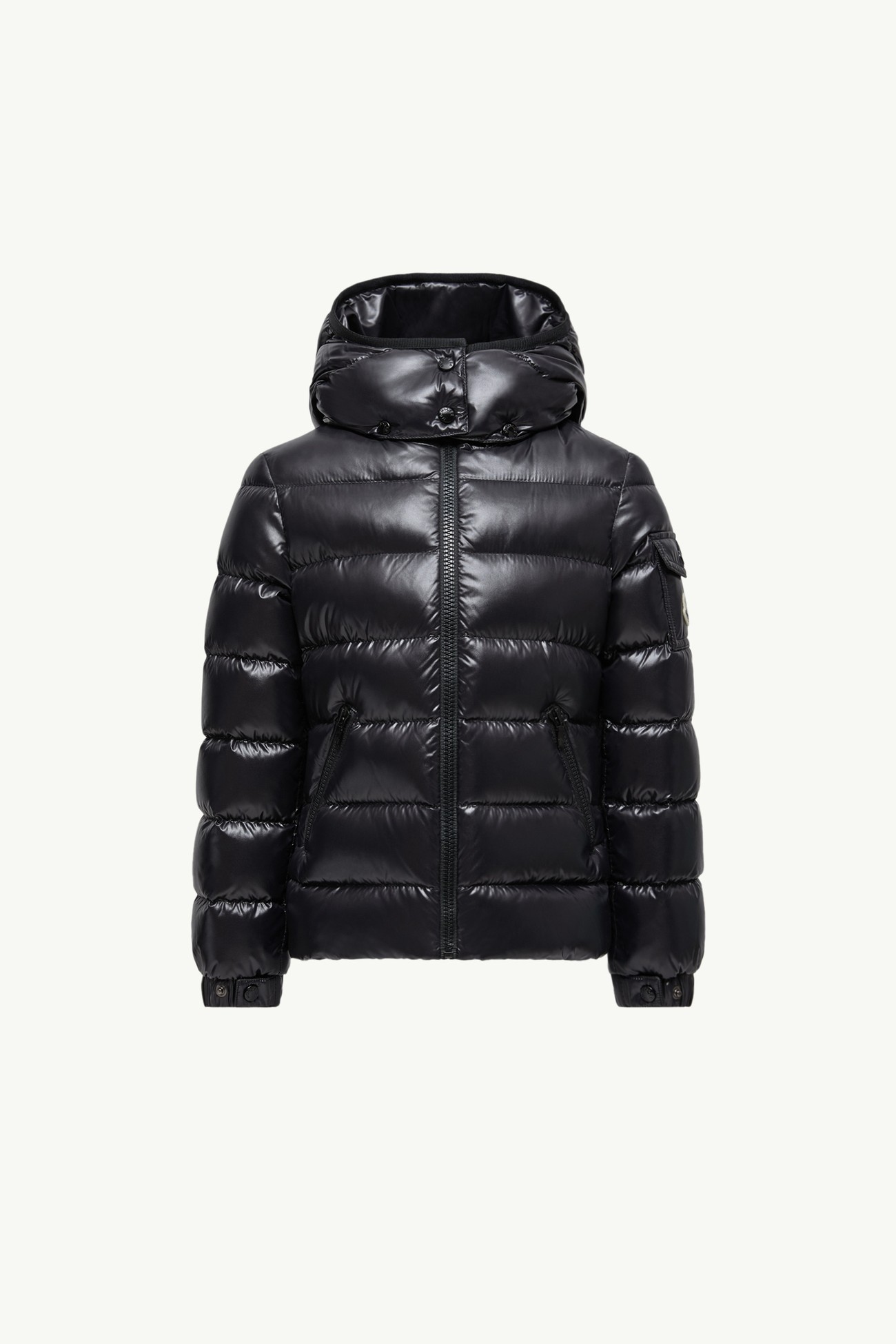 Bady 후드 다운 재킷 키즈 여아 블랙 Moncler 0