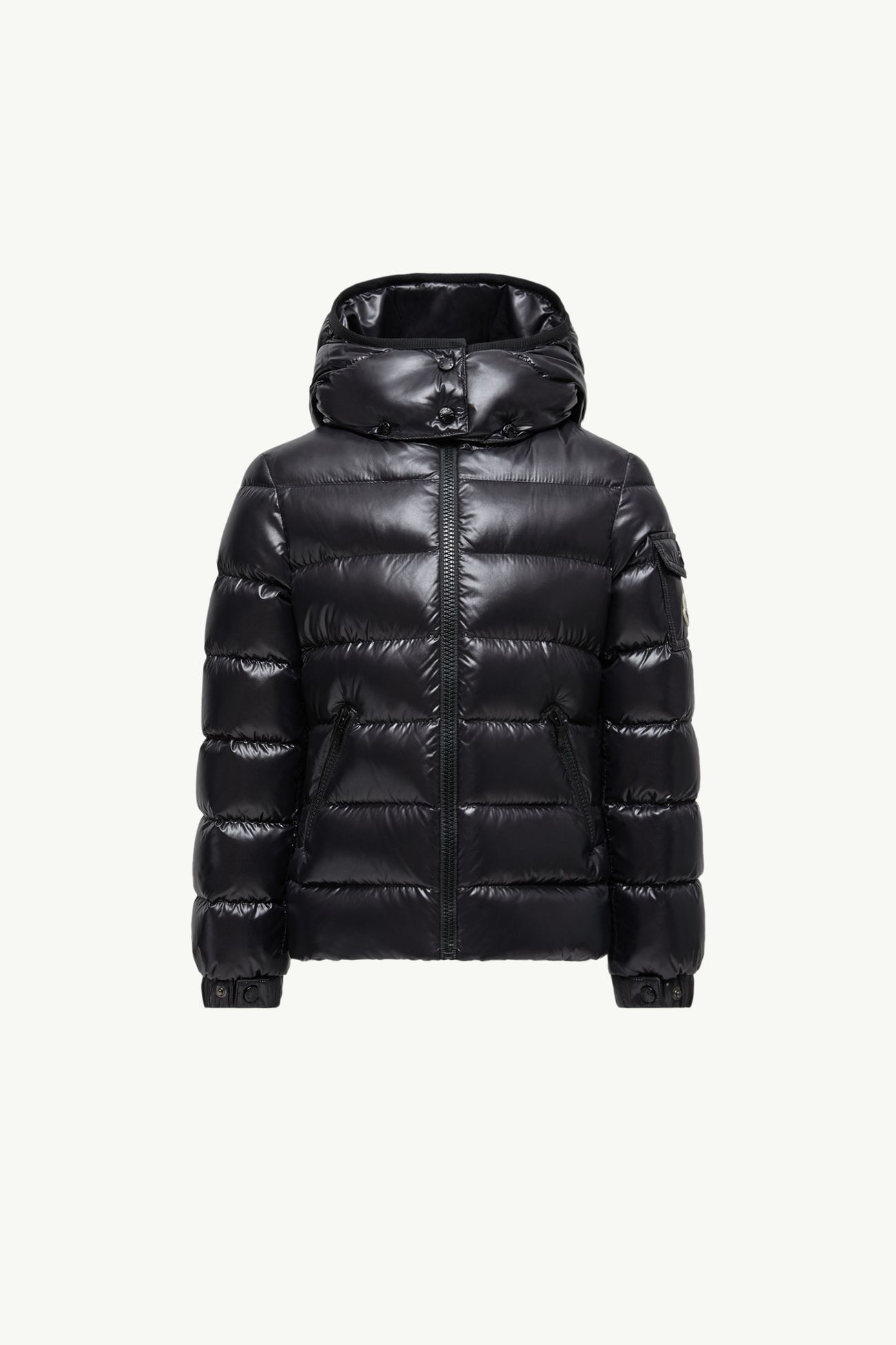Piumino Bady con cappuccio Bambina Nero Moncler 0