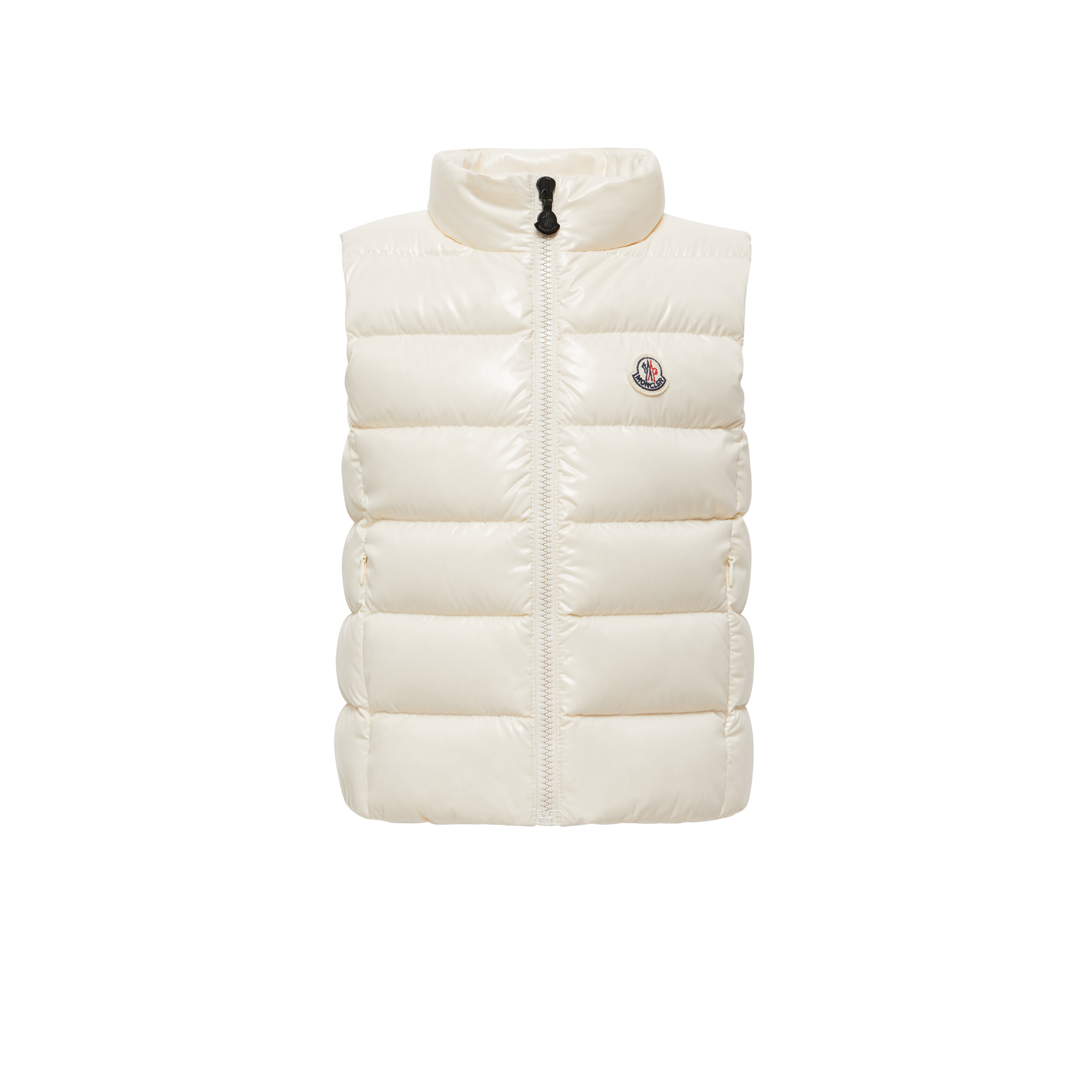 Moncler  Ghany Down Vest for Girls in White, Size: 10Y