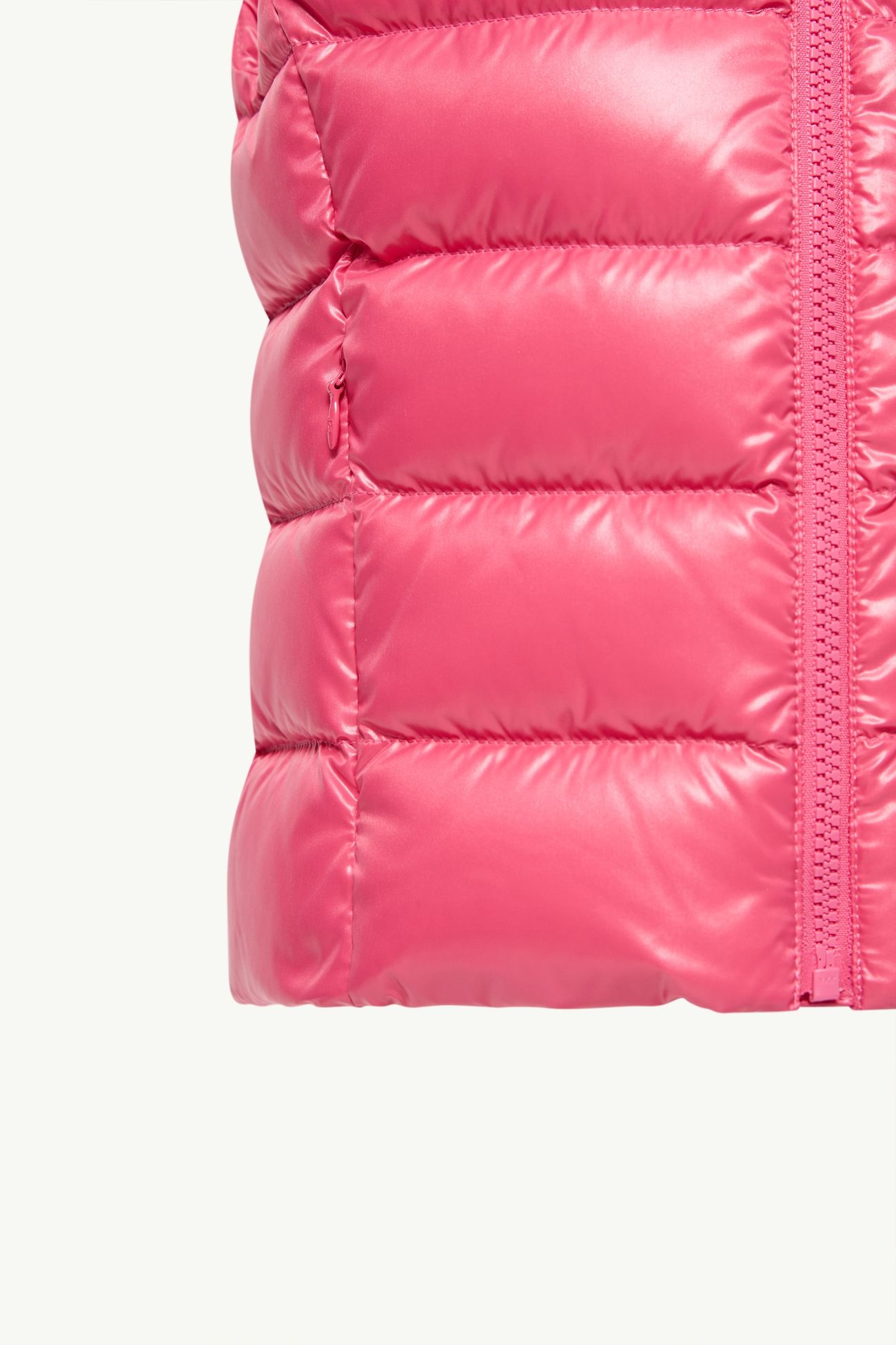 Ghany Down Gilet Girl Bright Pink Moncler 4