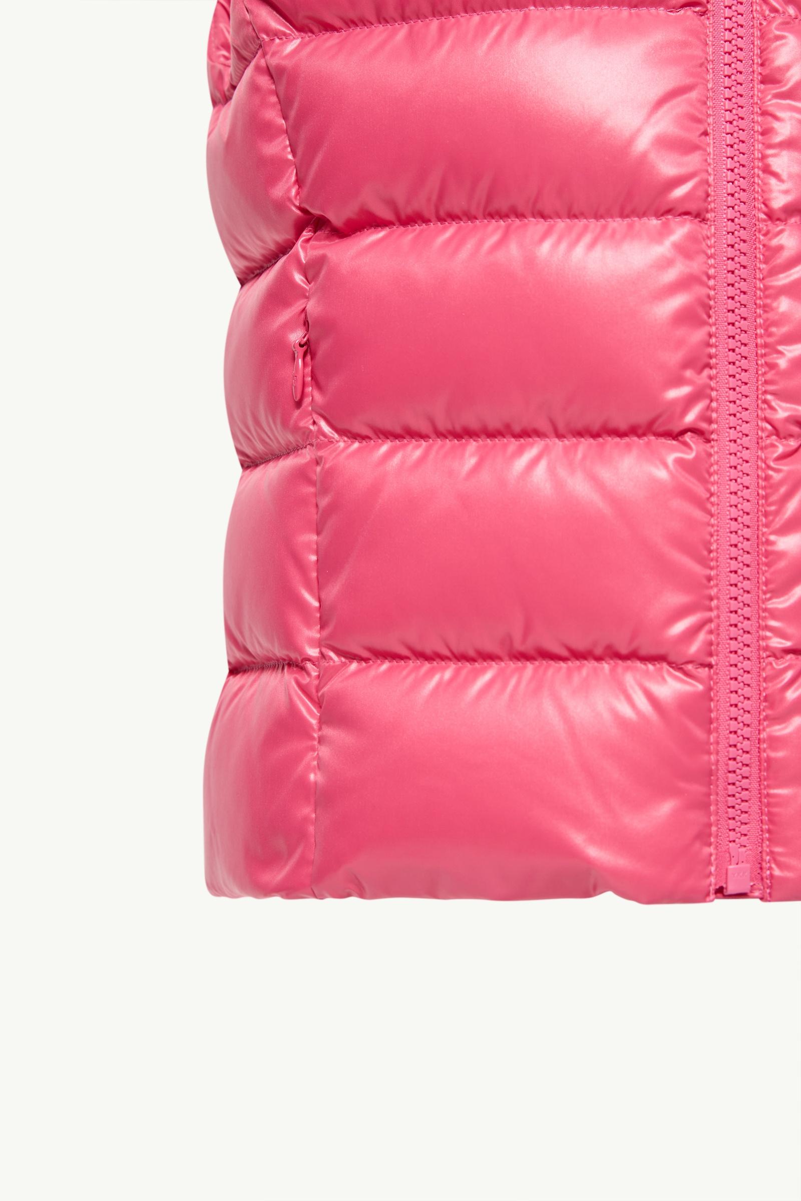 Bright Pink Ghany Down Vest - Down Jackets & Vests for Children