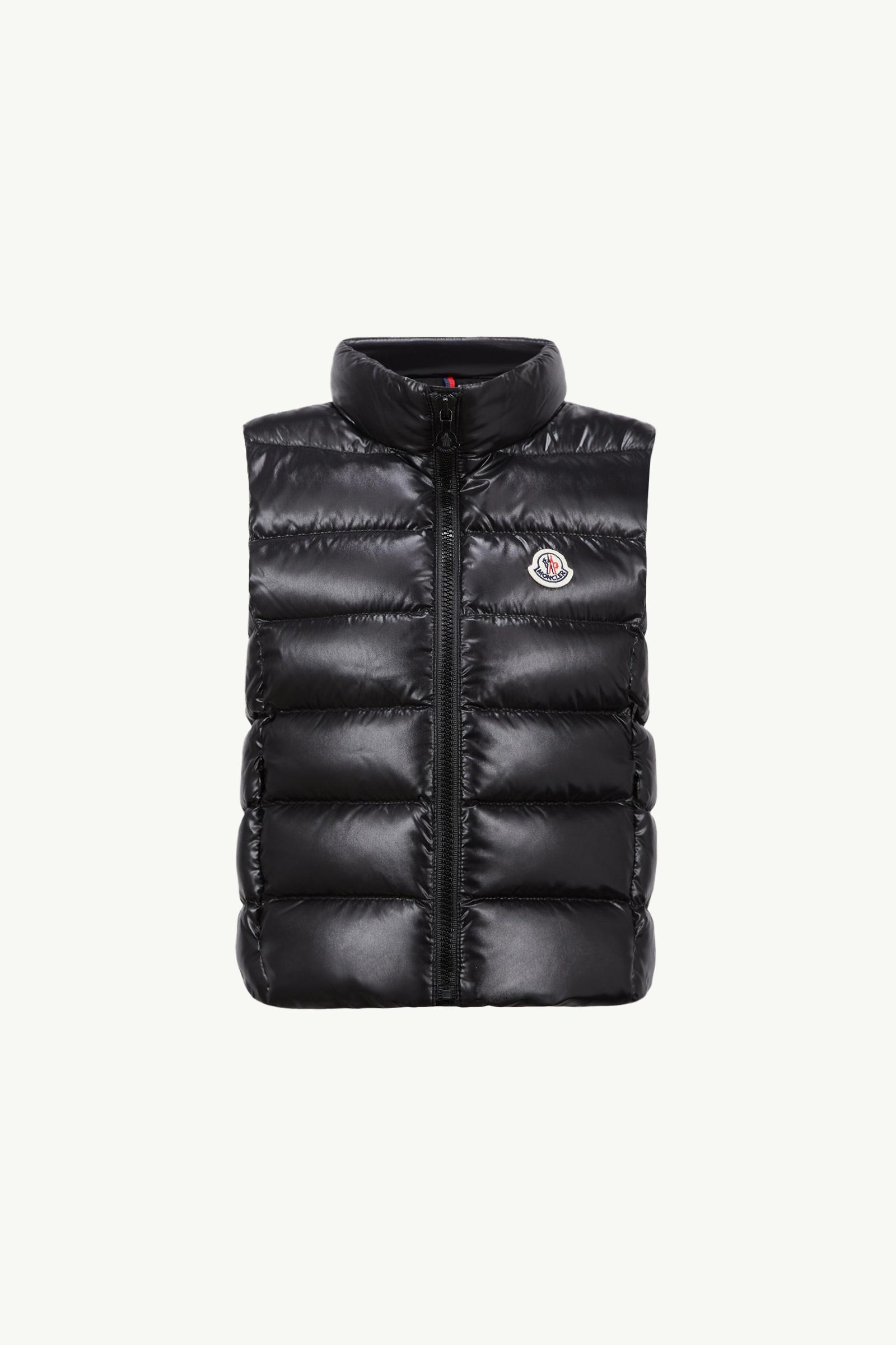 Black Ghany Down Vest - Down Jackets & Vests for Children | Moncler DK