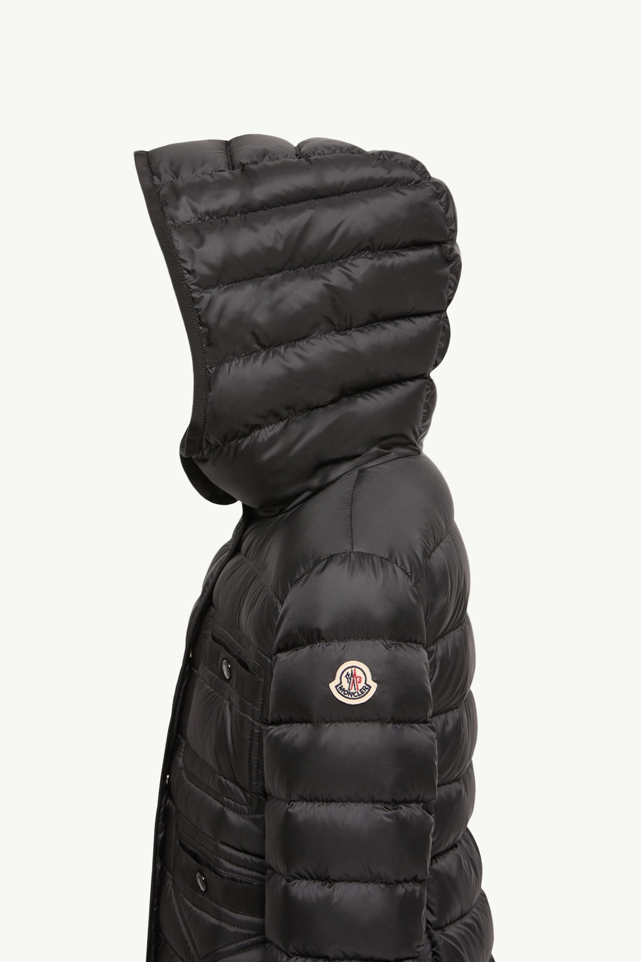 Plumífero largo con capucha New Hirma Niña Negro Moncler 2