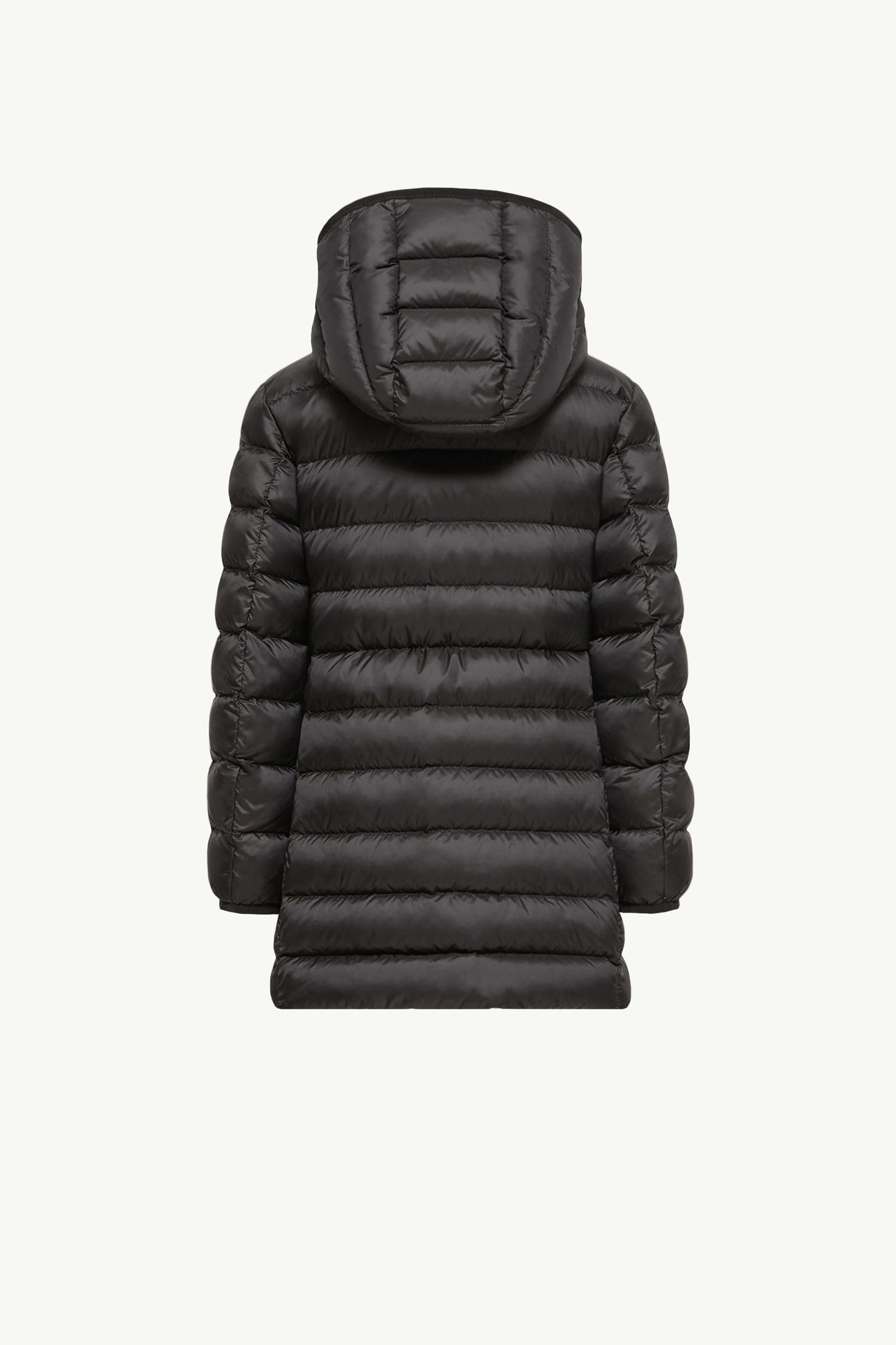 New Hirma ロングダウンコート ガールズ ブラック Moncler 3