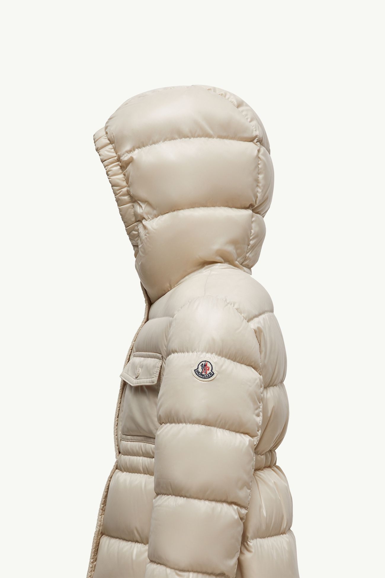 Dacca女童连帽羽绒夹克外套 女童 浅米色 Moncler 1