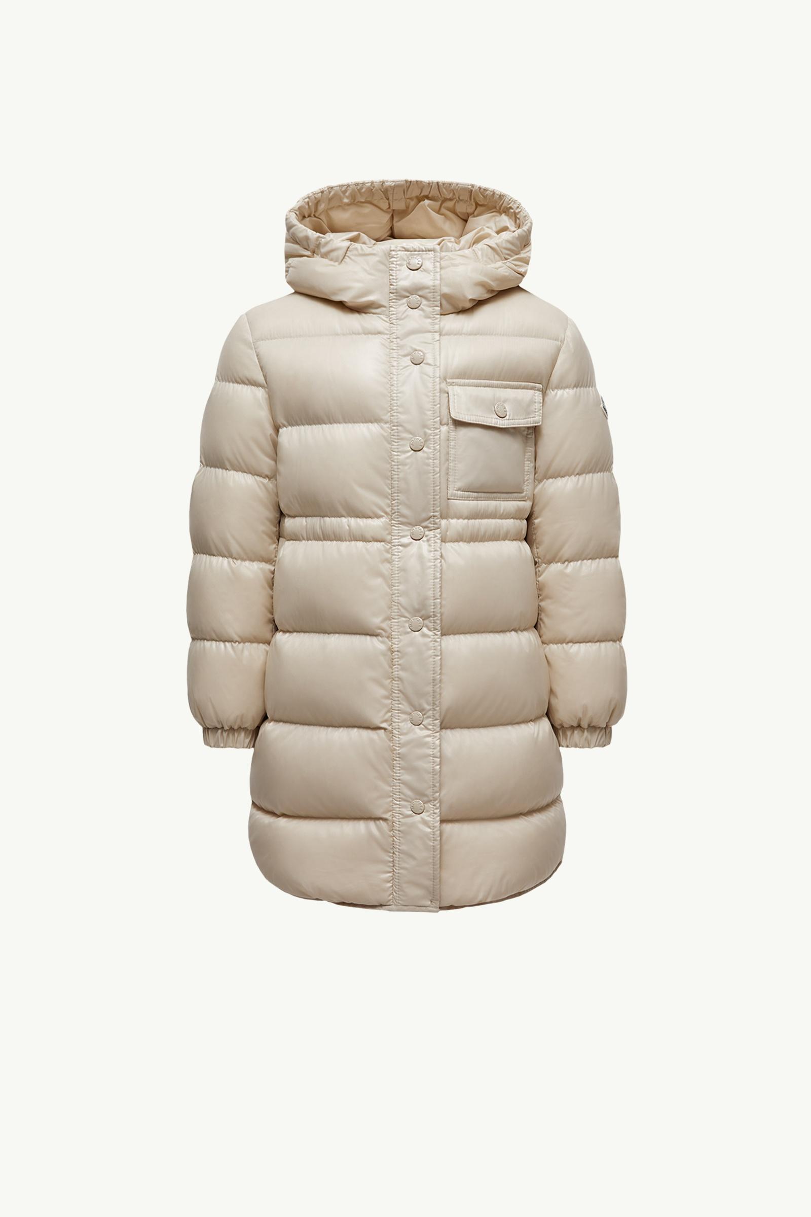 Dacca Hooded Down Jacket Girl Light Beige Moncler, 1 of 0