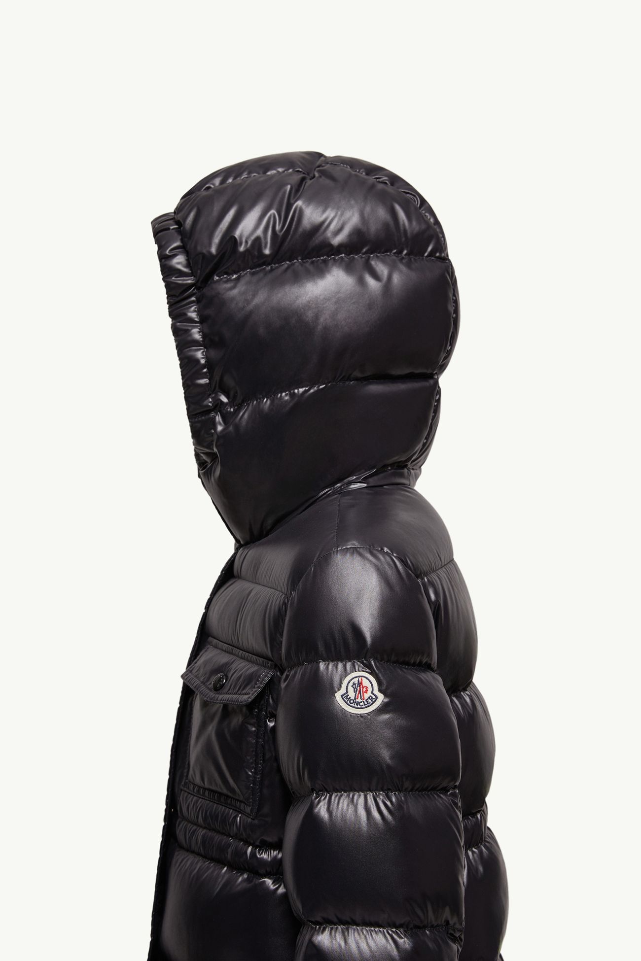 Dacca 후드 다운 재킷 키즈 여아 블랙 Moncler 1