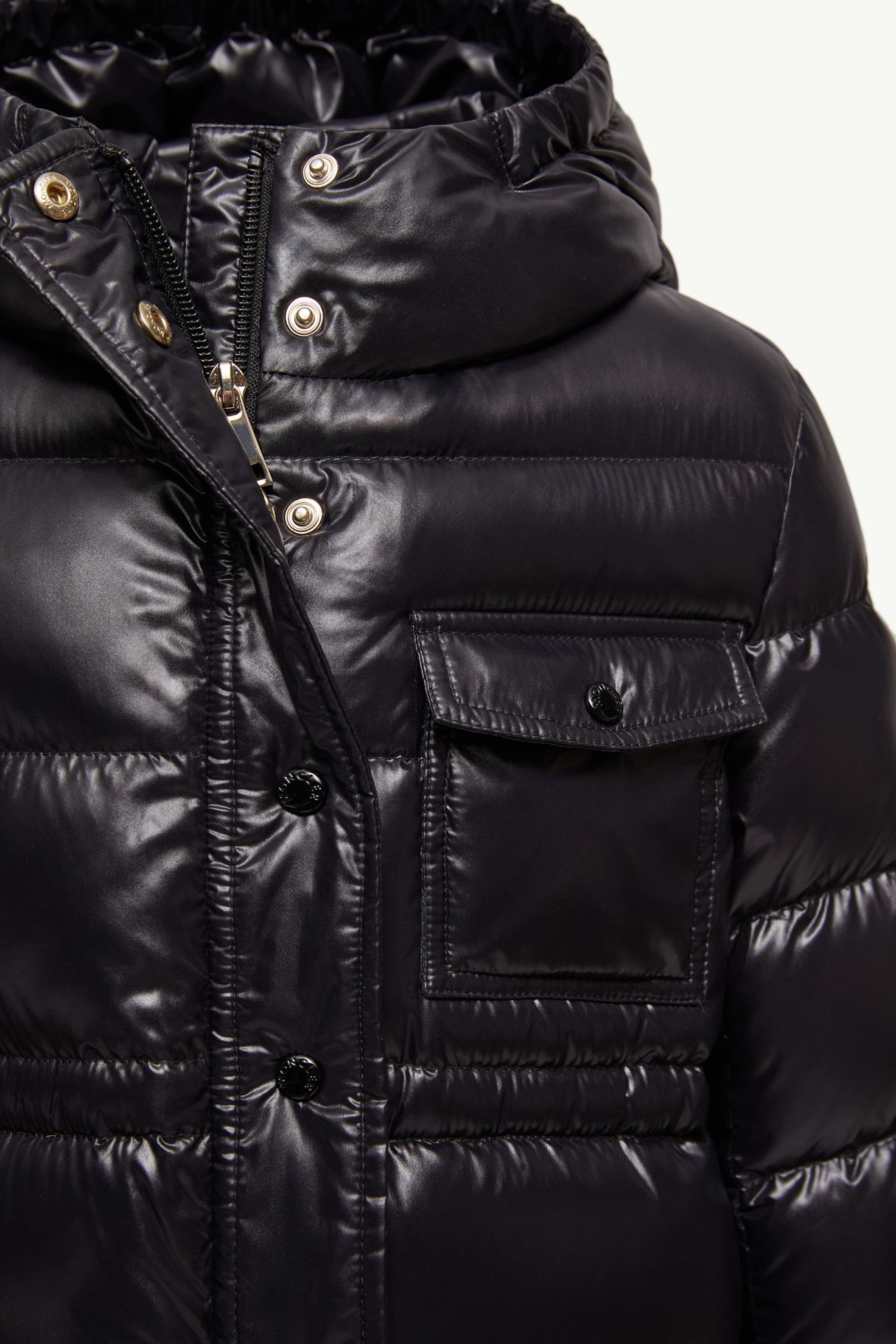 Dacca連帽羽絨外套 女童 黑色 Moncler 3
