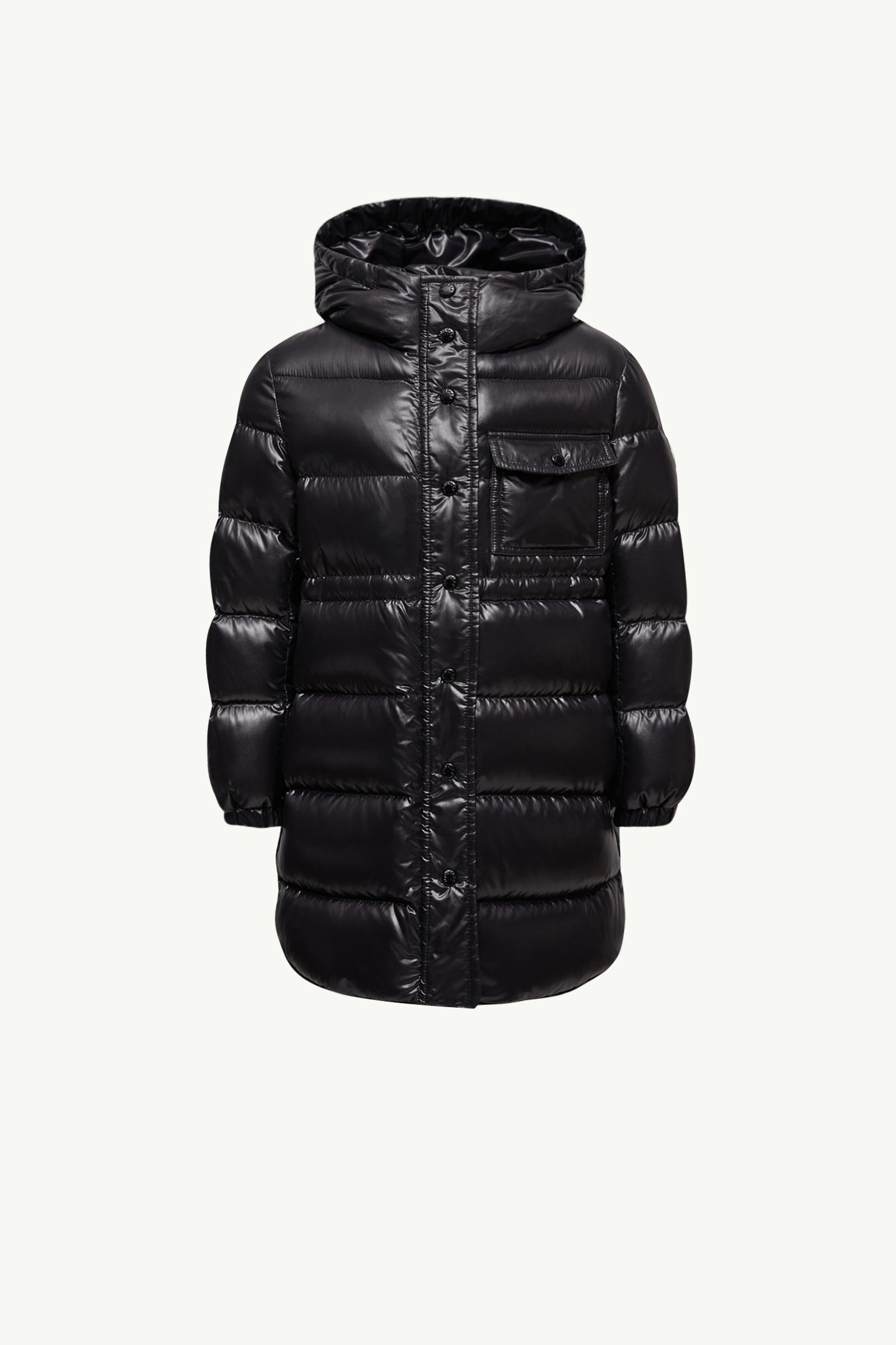 Dacca Hooded Down Jacket Girl Black Moncler, 1 of 0