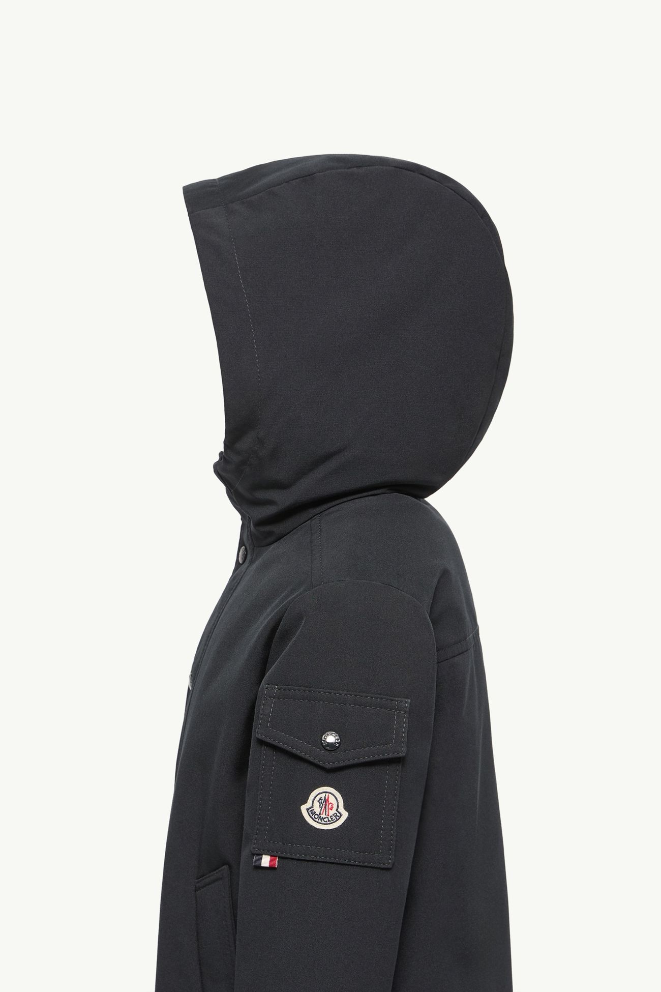 Parka matelassée longue à capuche Ever Garçon Bleu marine Moncler 2