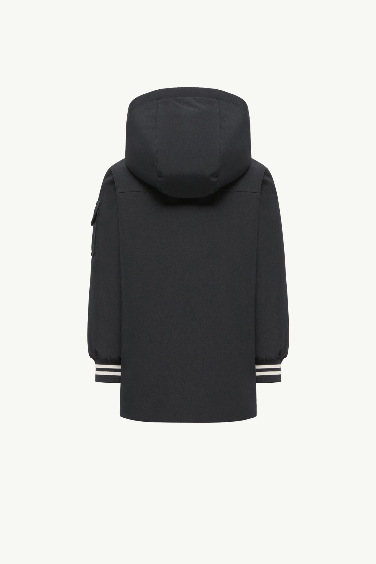 Parka matelassée longue à capuche Ever Garçon Bleu marine Moncler 3