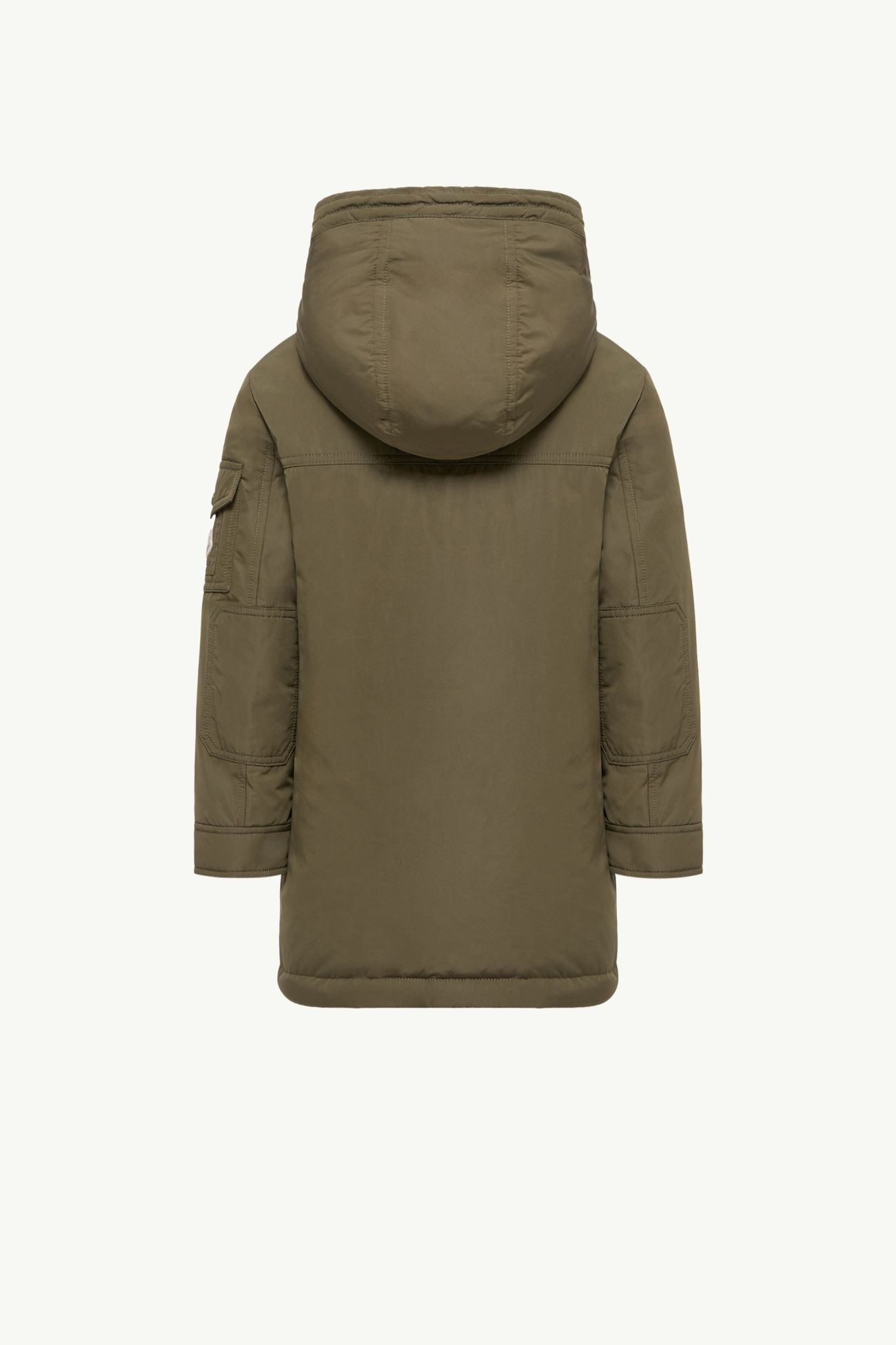 Nahan 후드 다운 파카 키즈 남아 올리브 그린 Moncler 2