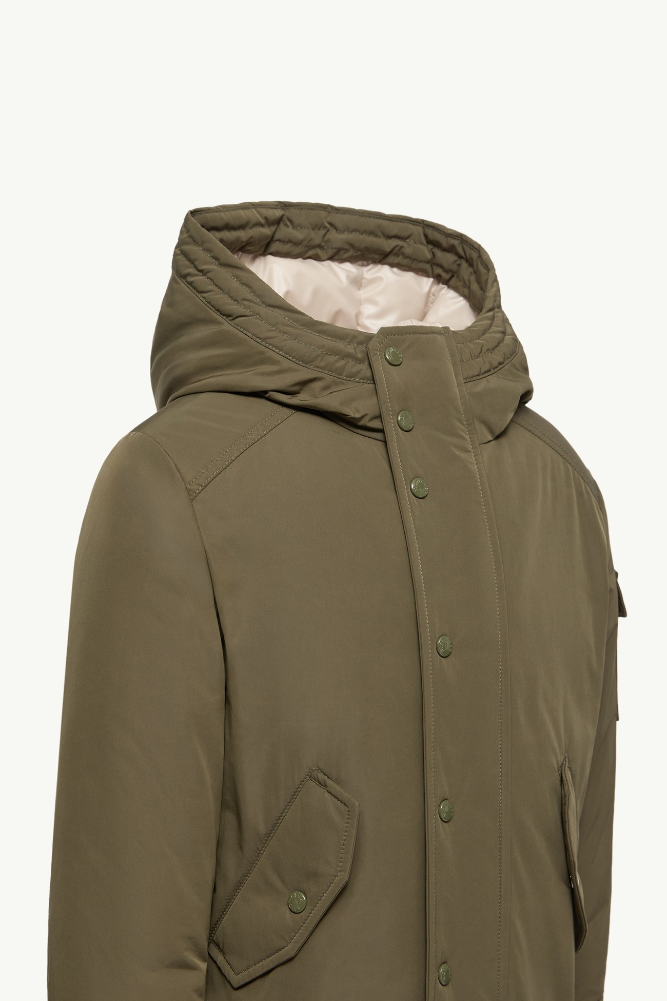 Nathan連帽羽絨派克大衣 男童 橄欖綠色 Moncler 3