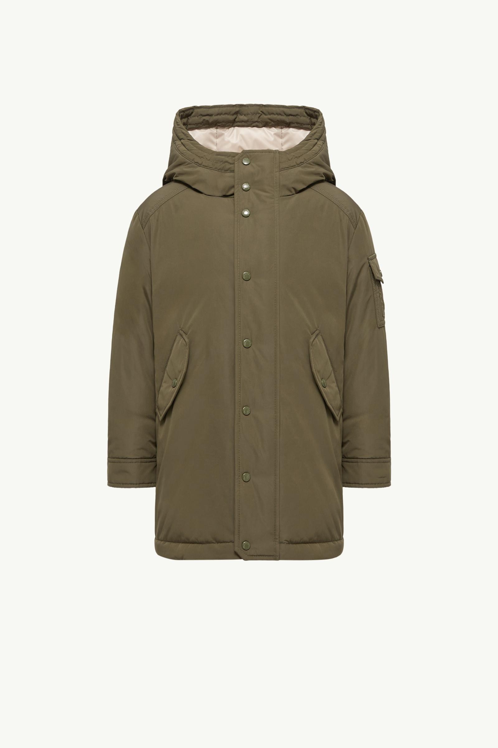 Nahan Hooded Down Parka Boy Olive Green Moncler, 1 of 0