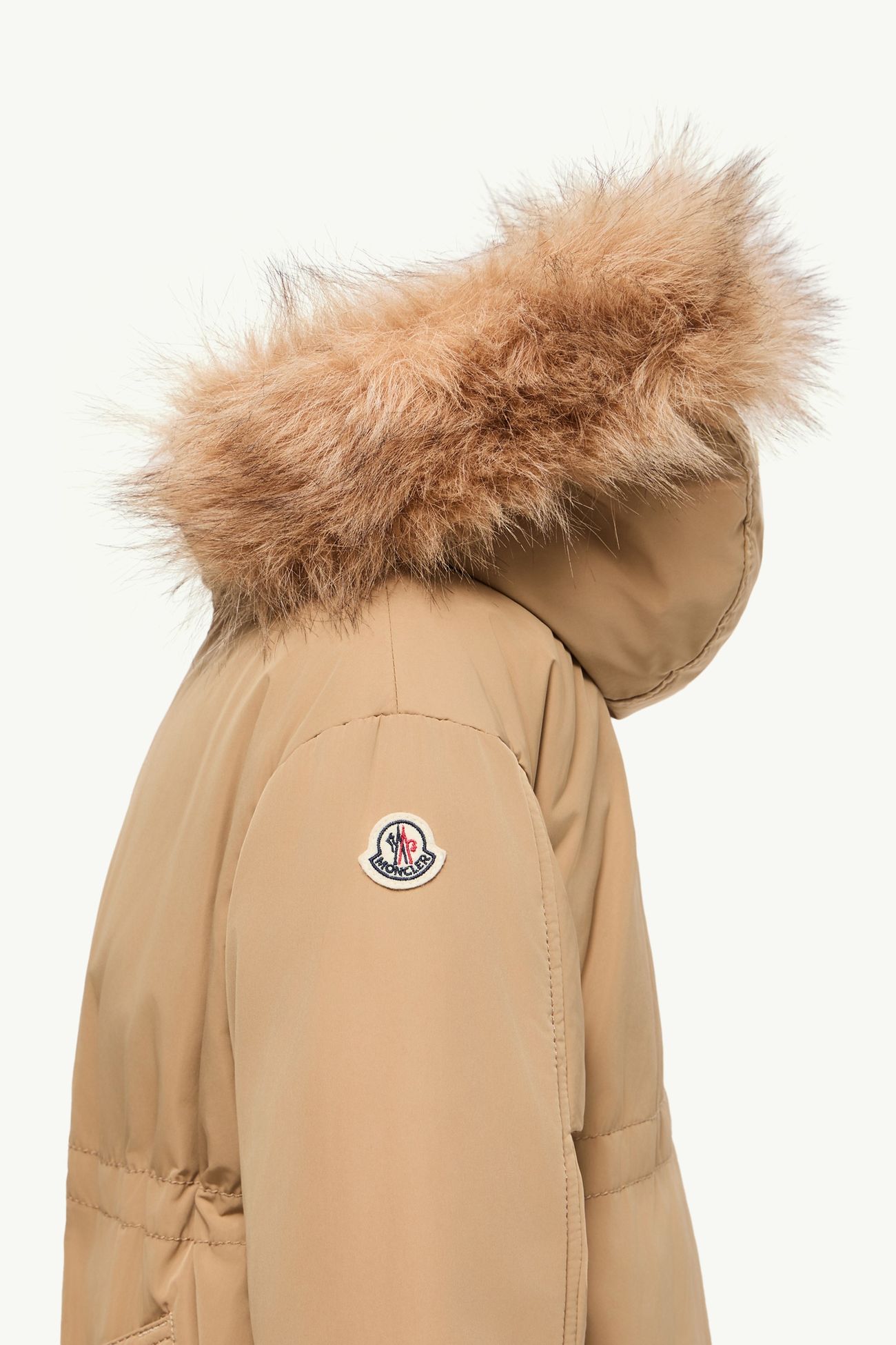 Parka imbottito Elusia con cappuccio Bambina Beige Moncler 1