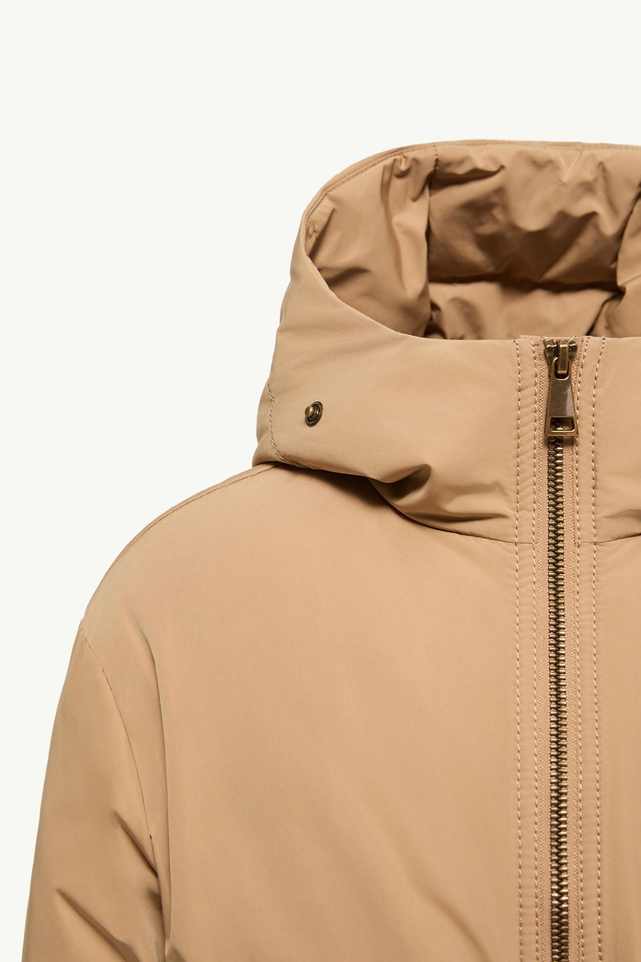 Parka imbottito Elusia con cappuccio Bambina Beige Moncler 3