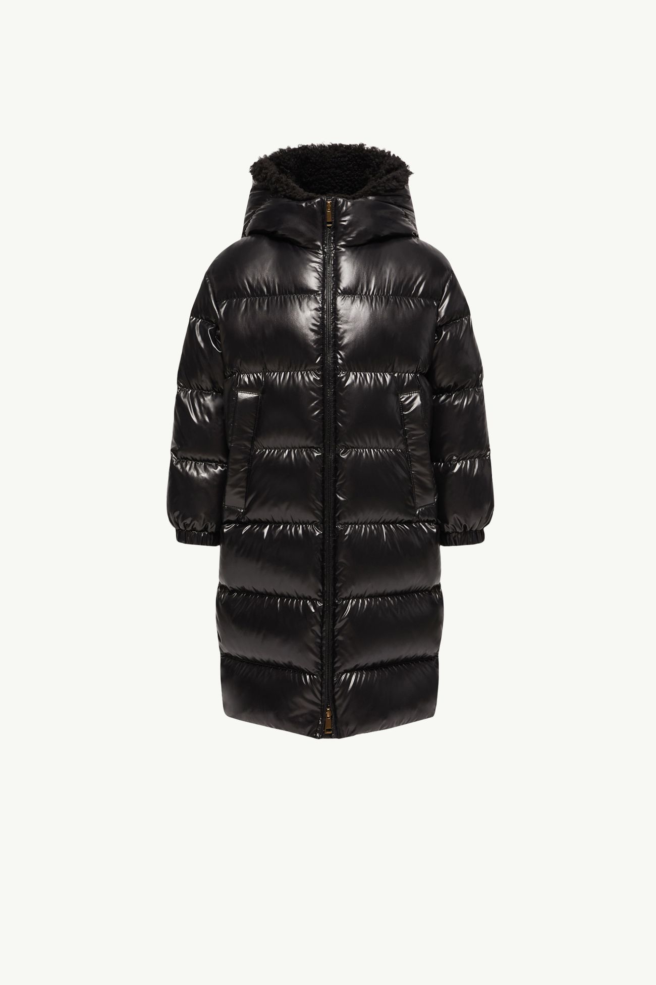 Parka matelassée à capuche Ganevry Fille Noir Moncler 0