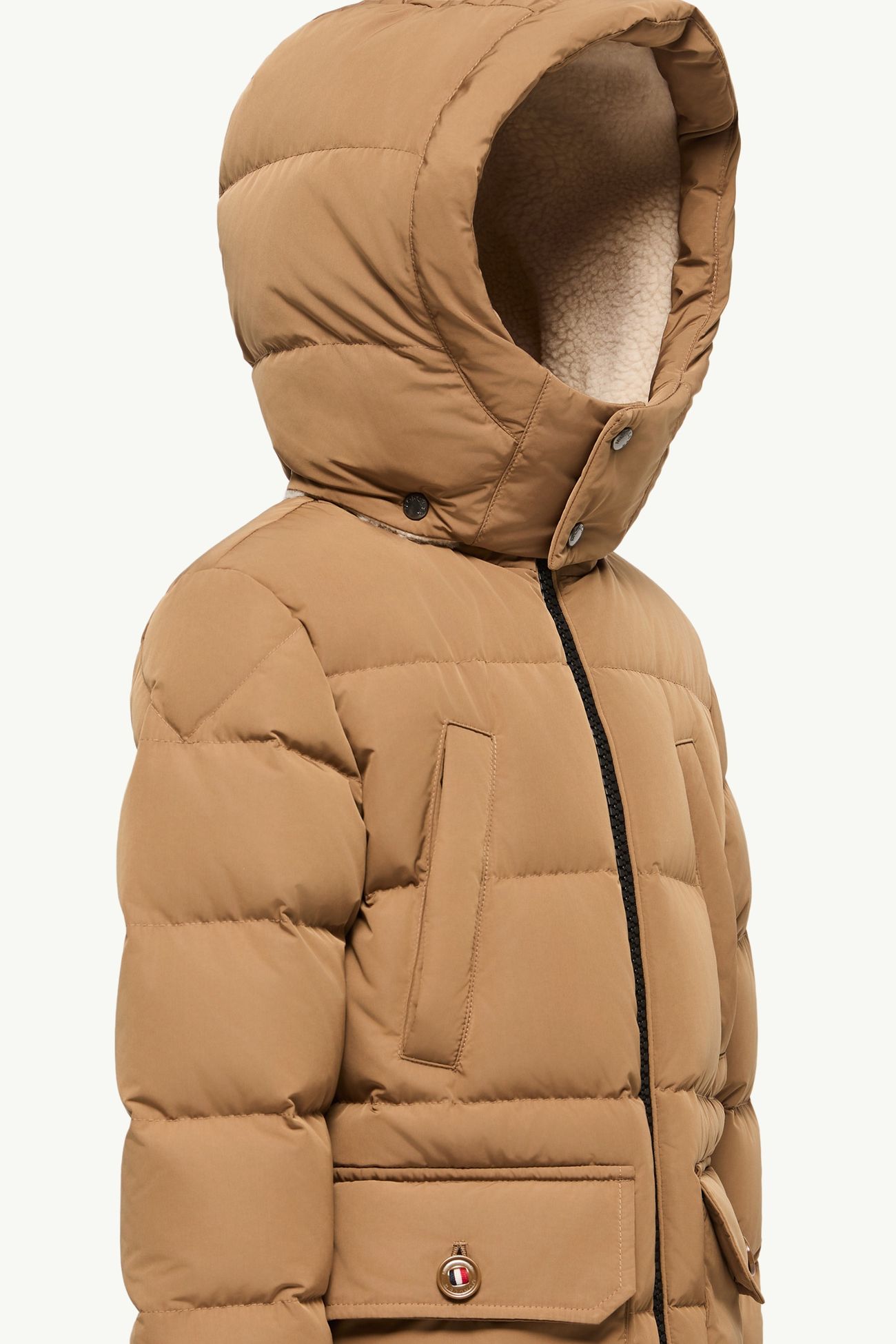 Tanay Hooded Down Jacket Boy Beige Moncler 4