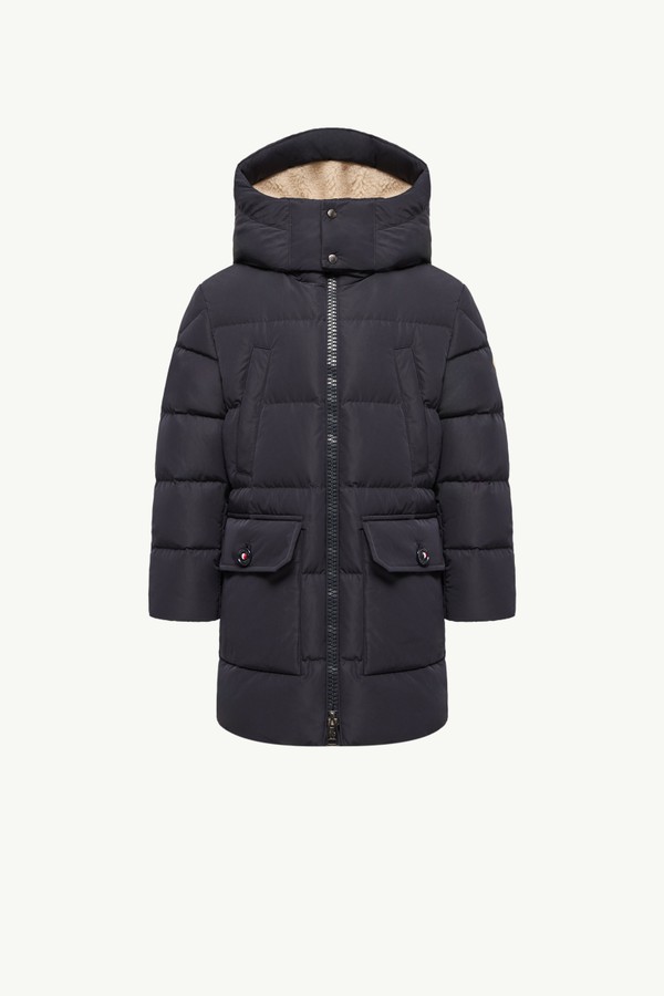 Tanay Hooded Down Jacket Boy Navy Blue Moncler 0