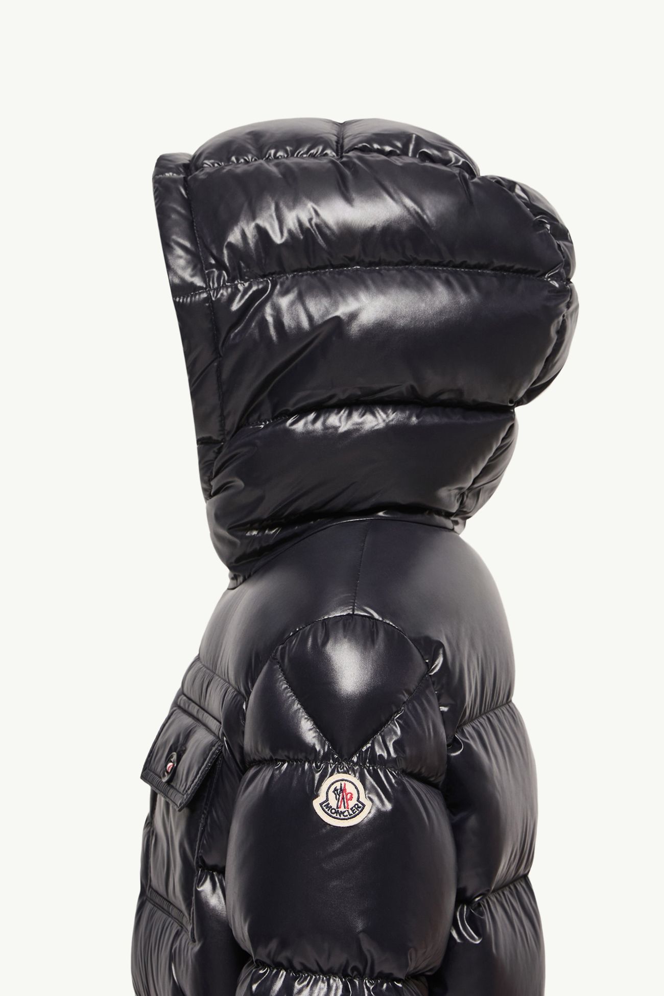 Marapi連帽羽絨外套 男童 海軍藍色 Moncler 2