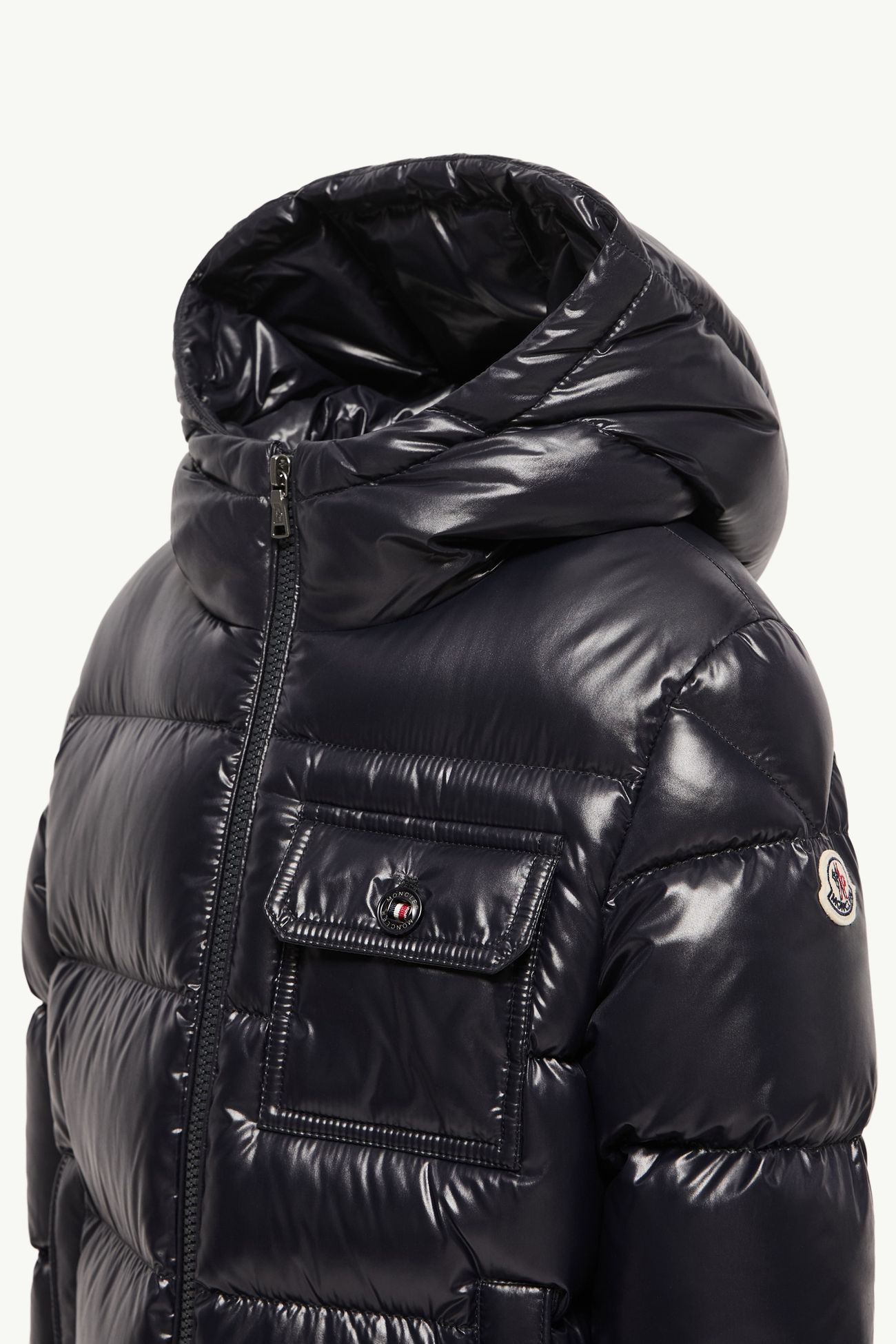 Marapi連帽羽絨外套 男童 海軍藍色 Moncler 4