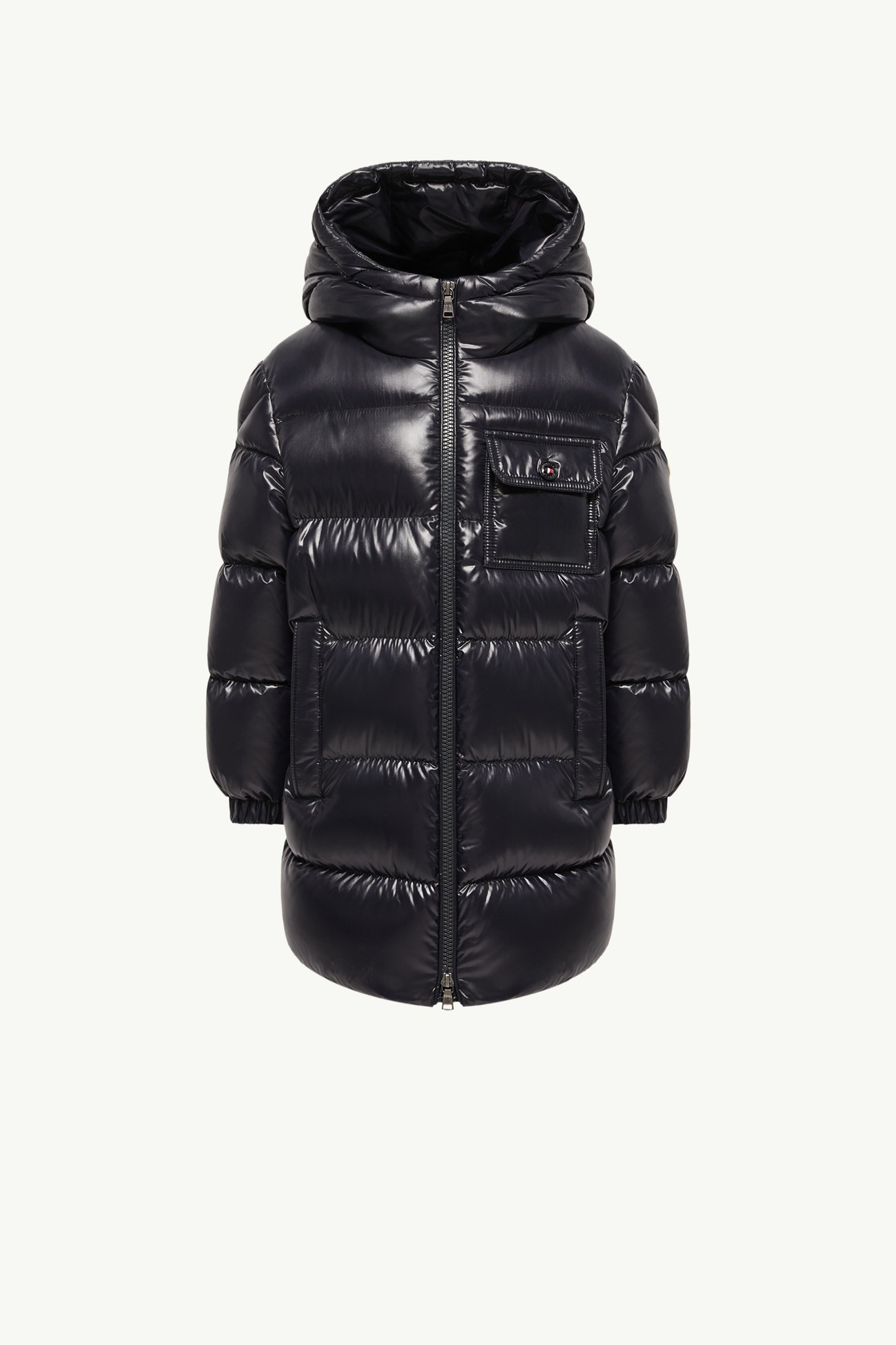Piumino Marapi con cappuccio Bambino Blu Navy Moncler 0