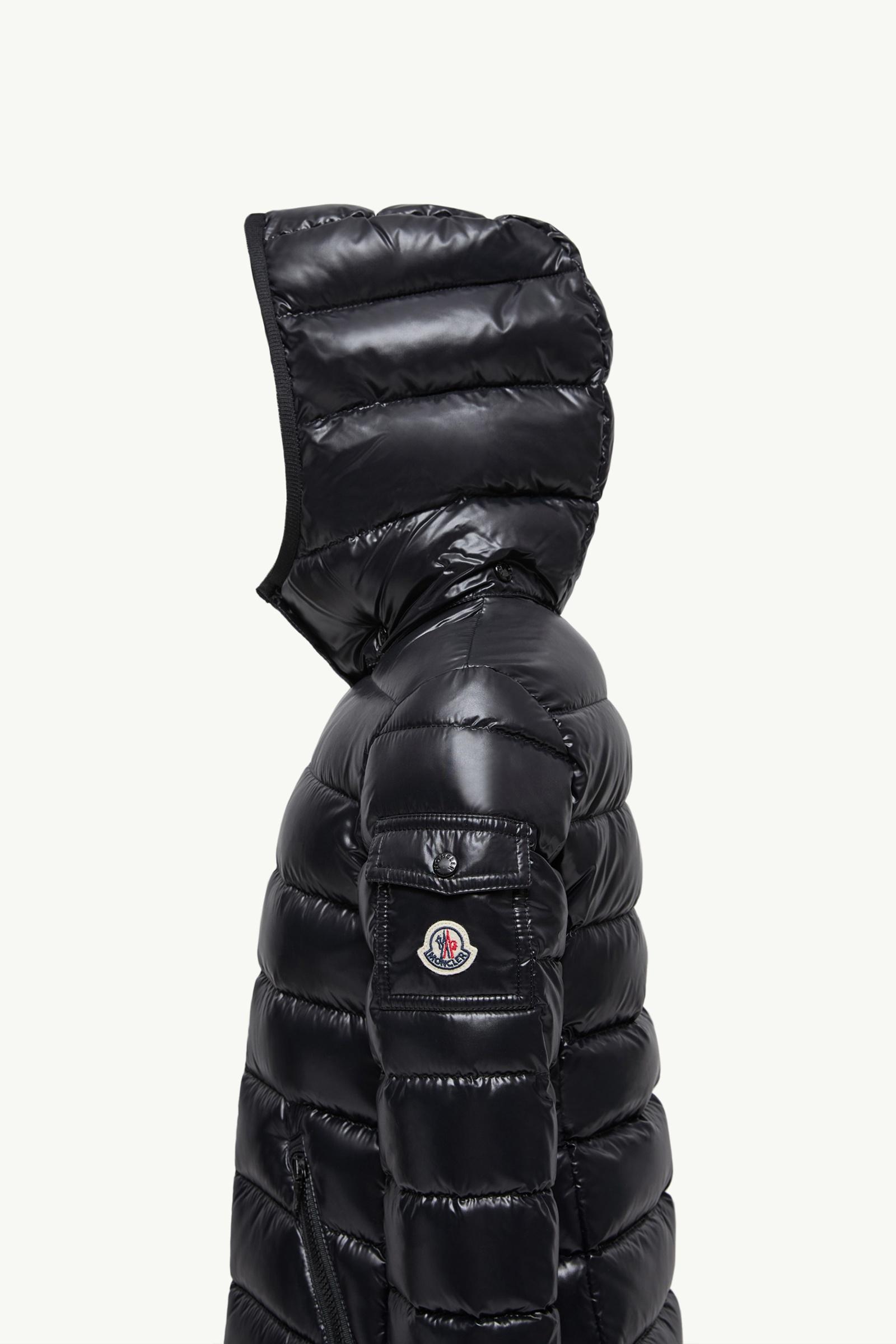 Black Moka Hooded Down Jacket - Down Jackets & Vests for Children