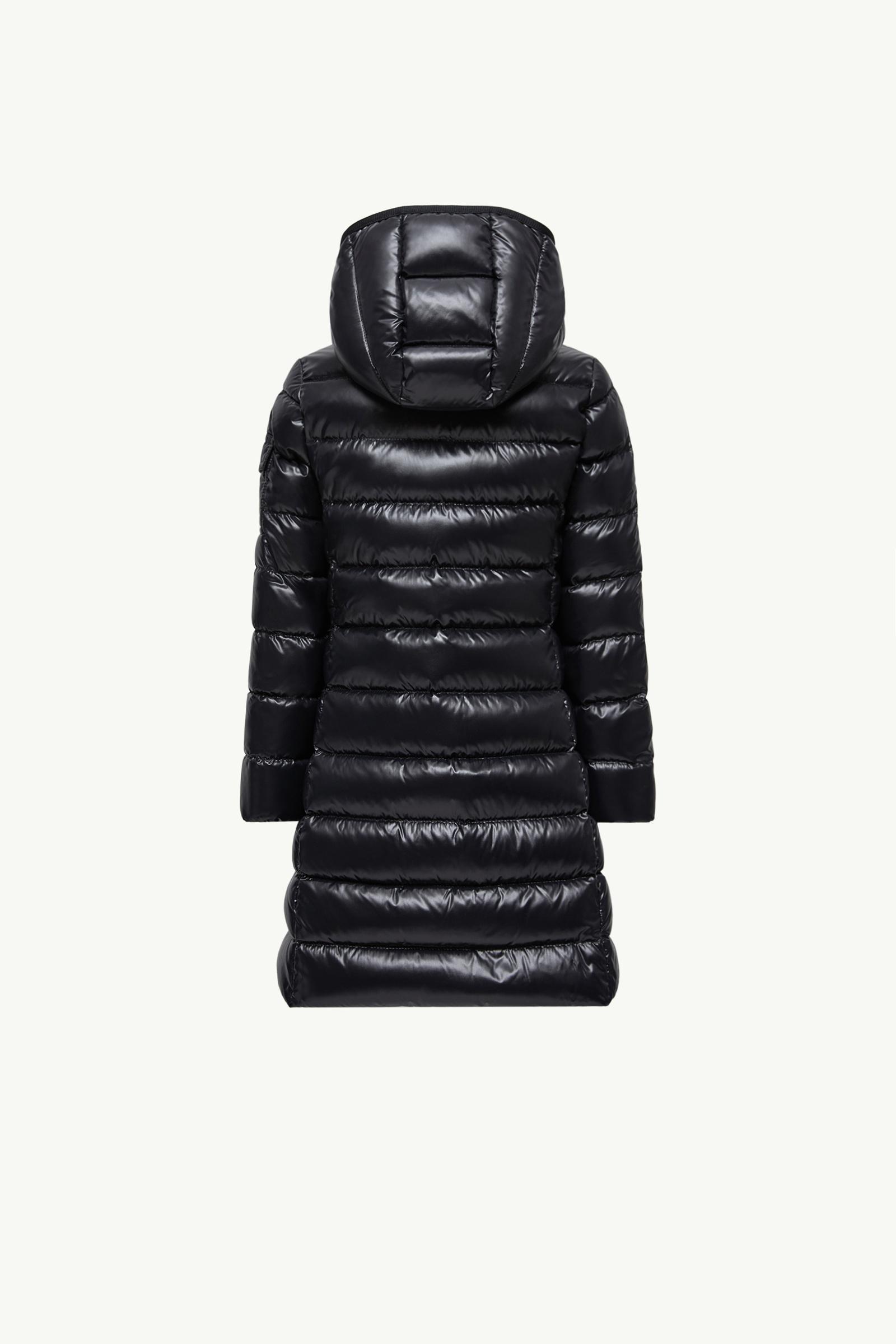 MONCLER ブラック ロングダウンジャケット　MOKA サイズ3 Black Moka Hooded Down Jacket - Down Jackets & Vests for Children