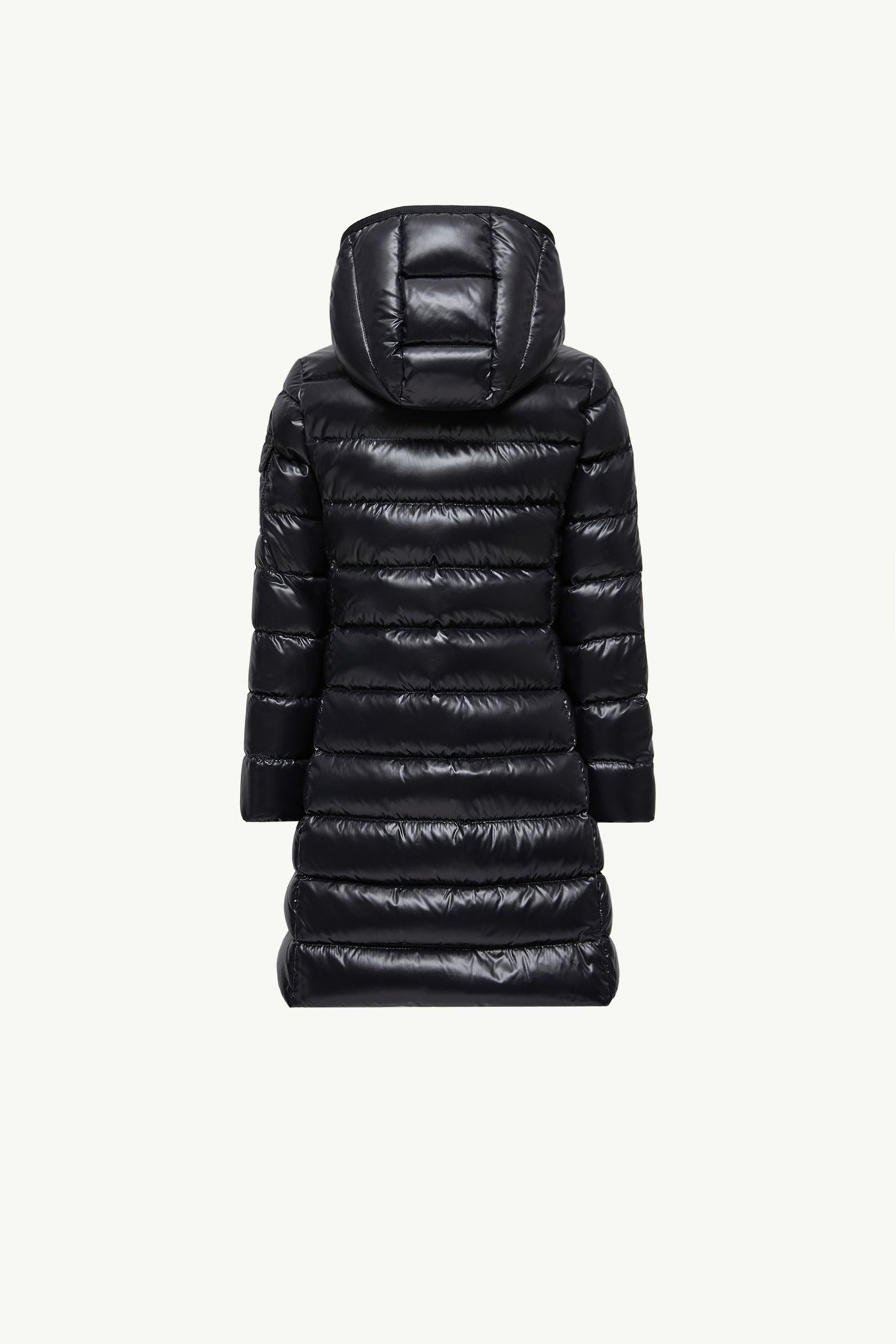 Moka Hooded Down Jacket Girl Black Moncler 2