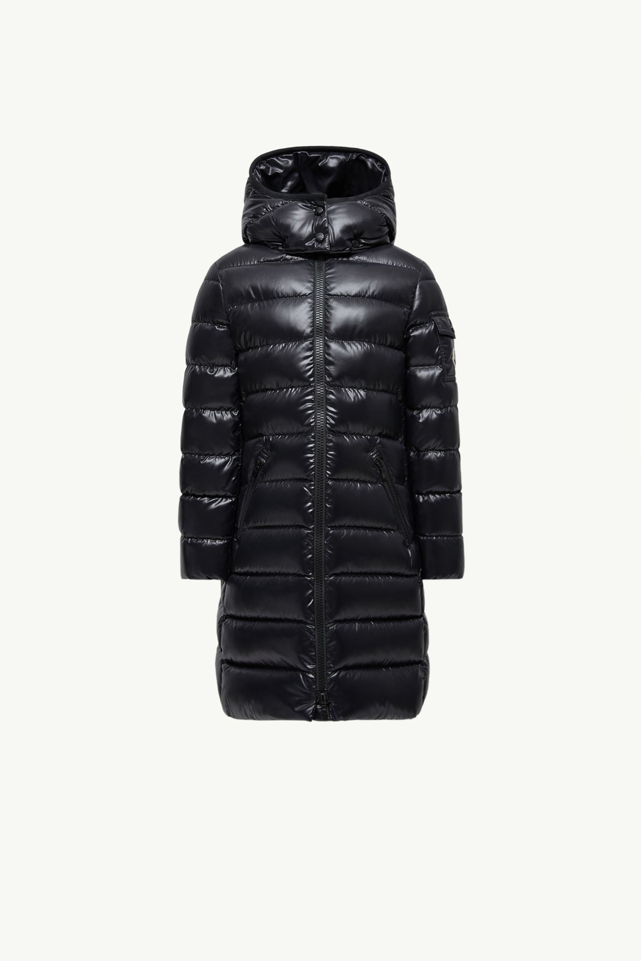 Doudoune à capuche Moka Fille Noir Moncler 0