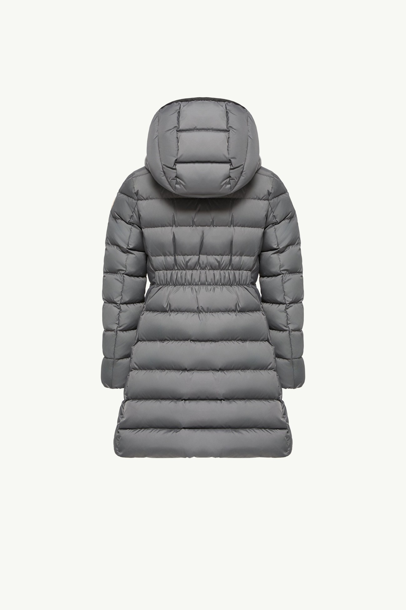 Piumino lungo Charpal con cappuccio Bambina Grigio Scuro Moncler 3