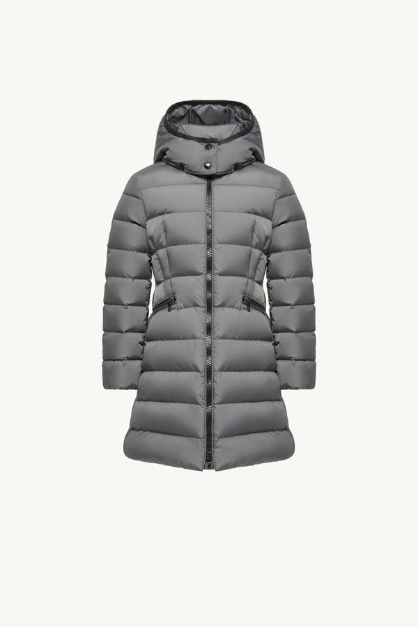 Charpal ロングダウンジャケット ガールズ ダークグレー Moncler 0