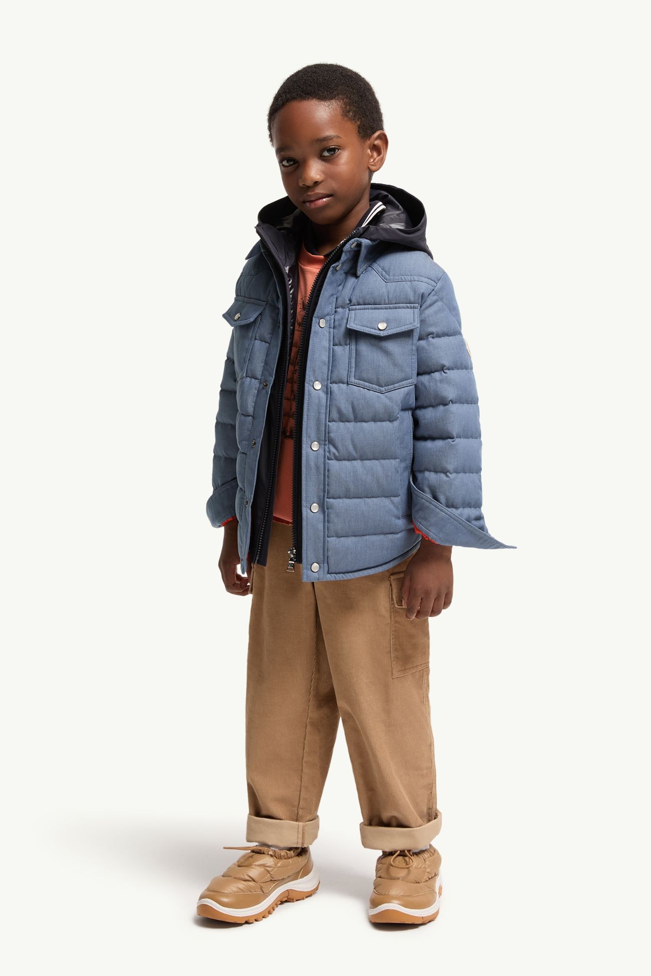 Giacca camicia Tiriol Bambino Blu Polvere Moncler 1