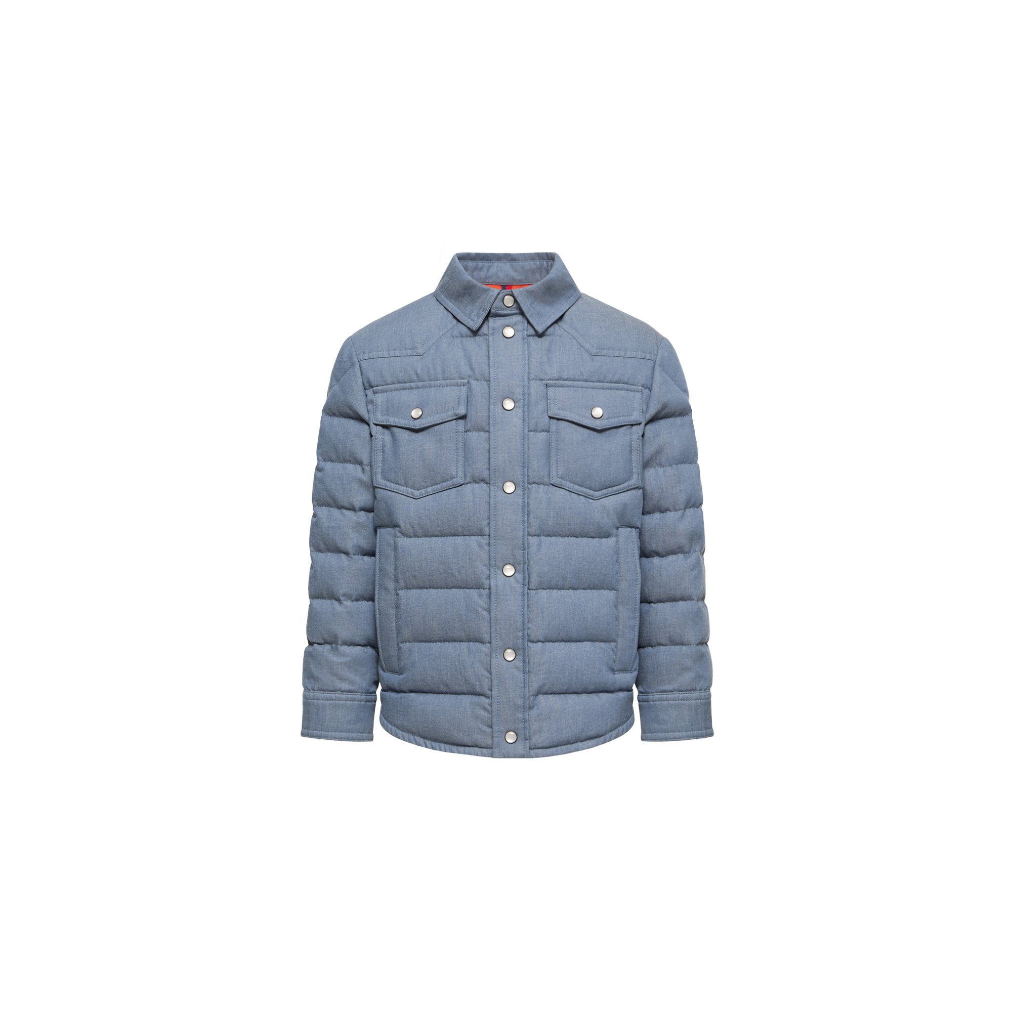 Moncler  Tiriol Shirt Jacket for Boys in Blue, Size: 8Y