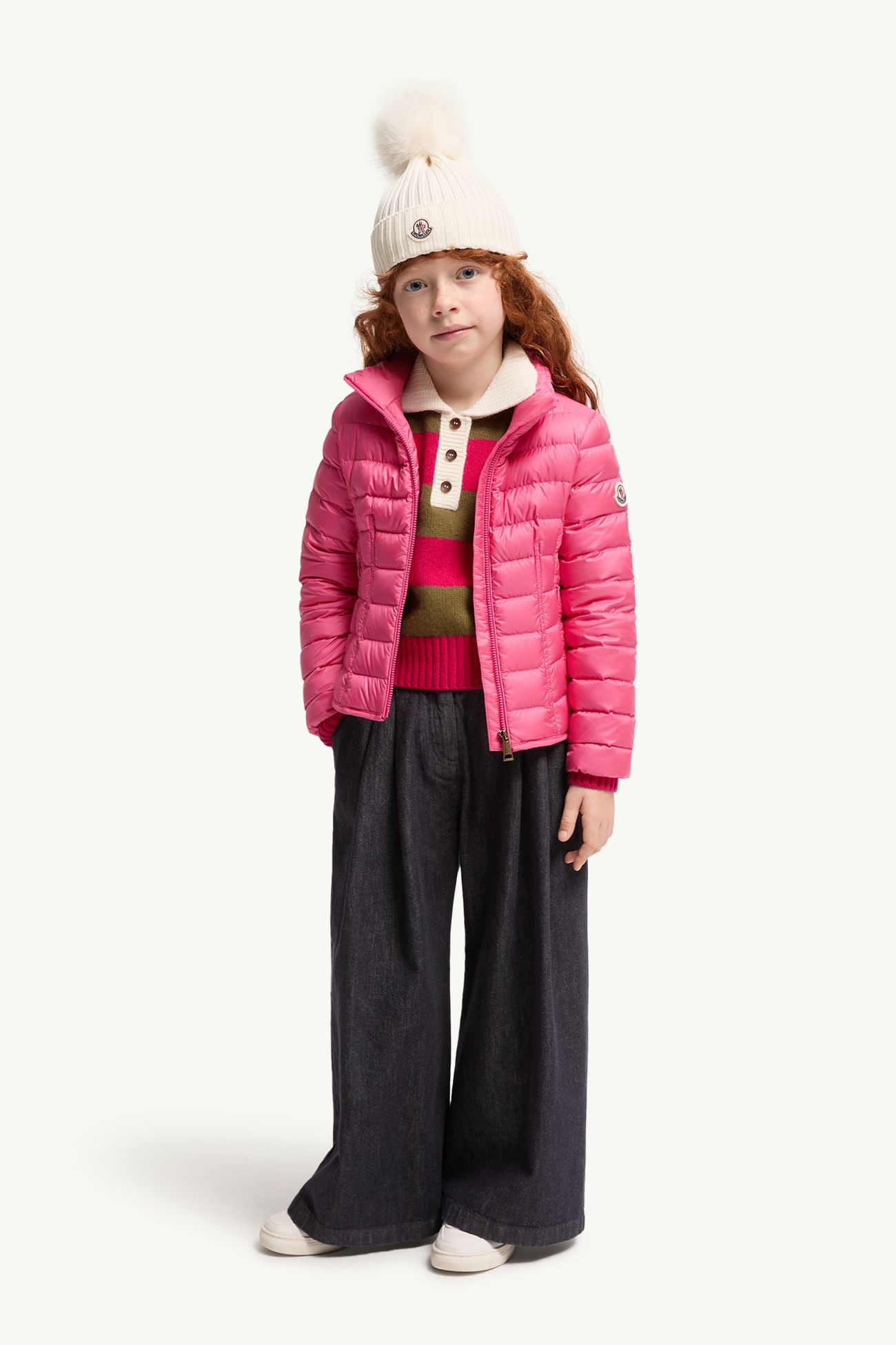 Denim Pants Girl Navy Blue Moncler 1