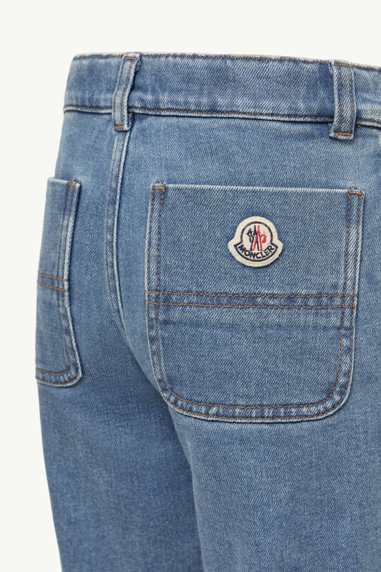 Denim Trousers Boy Denim Blue Moncler 4