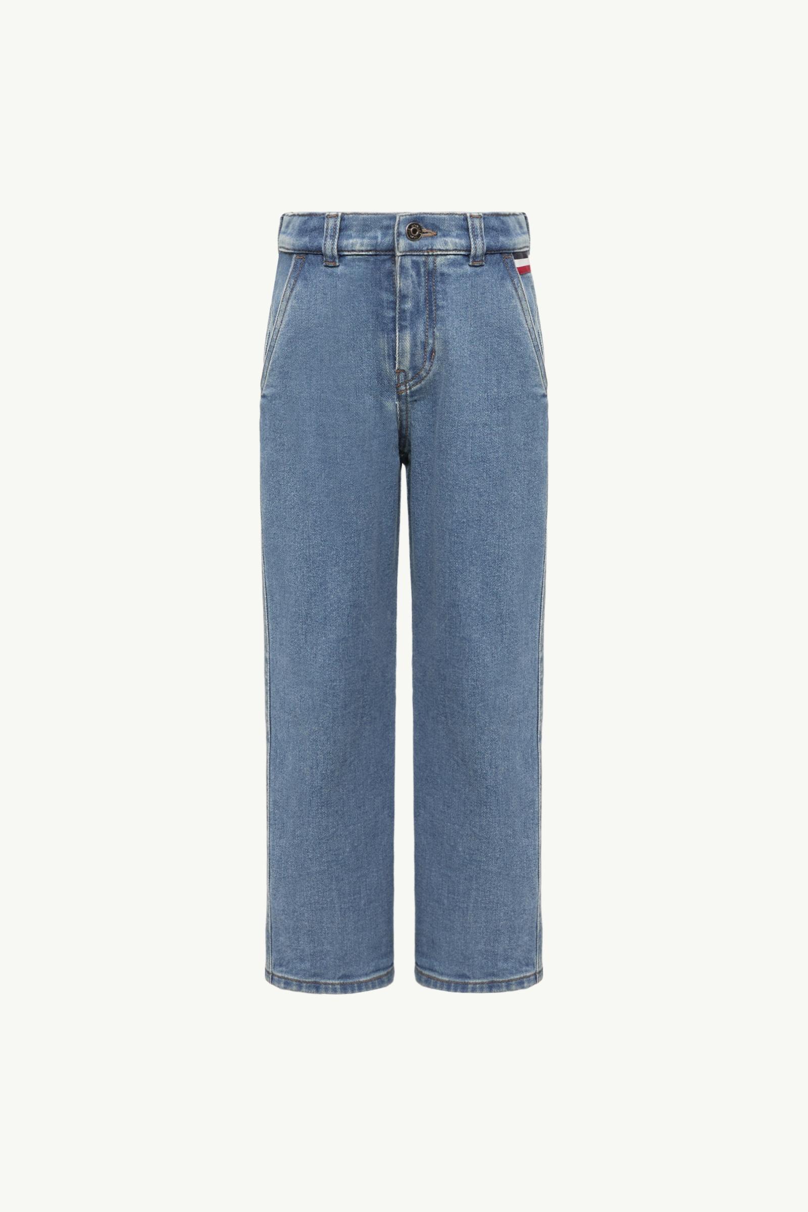 Pantalones de tejido vaquero Niño Azul Denim Moncler, 1 of 0